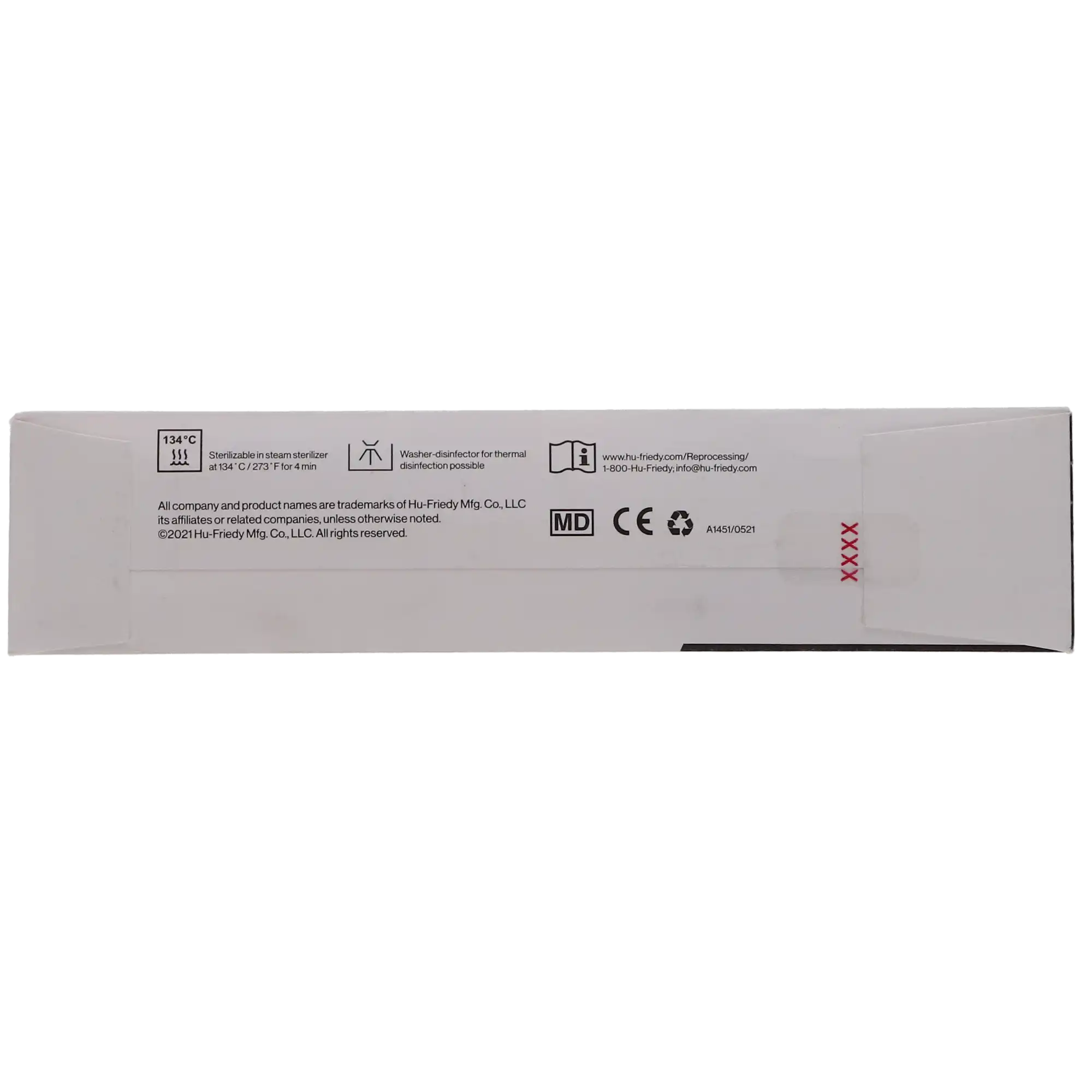 Hu-Friedy Qulix Color-Coded Periodontal Probe CP-8, Single-End, 3-6-8-11 mm Markings, #30 Round Handle, PCP8 thumbnail 4