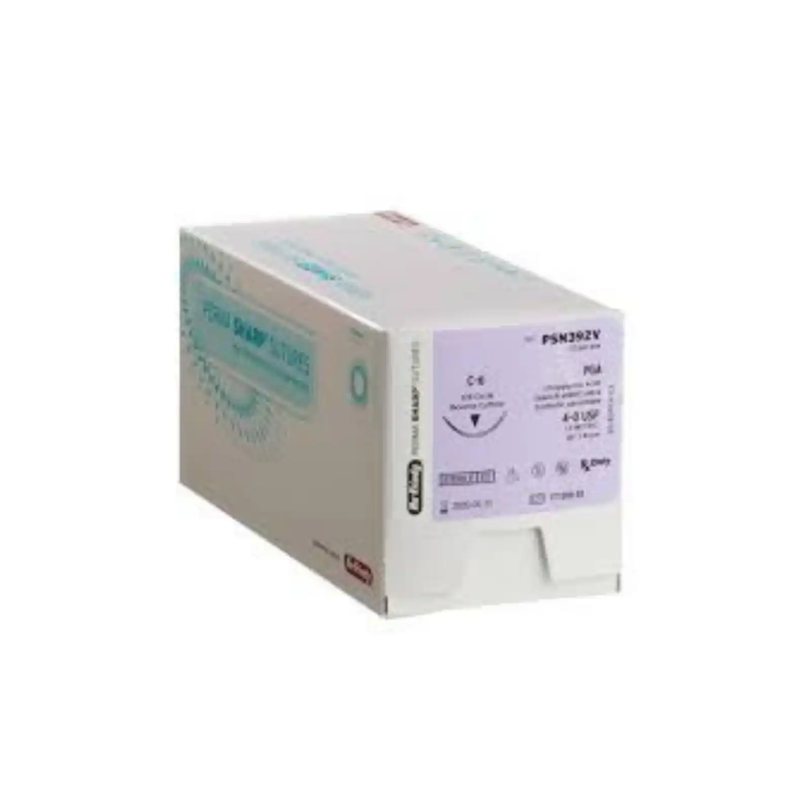 Hu-Friedy Perma Sharp Absorbable Suture, 5-0 PGA Undyed Braided, 18", C-17 3/8 Circle Reverse Cutting Needle, 12/Box, PSN385V thumbnail 2