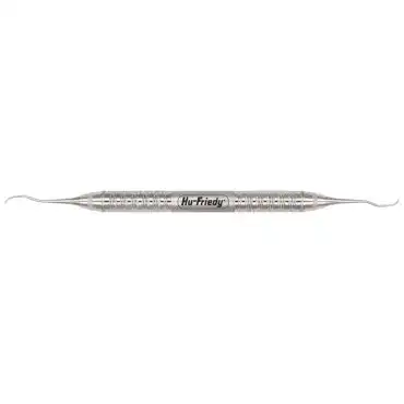 Hu-Friedy 204SD Sickle Scaler, Double-End, Contra-Angle, #6 Satin Steel Handle, S204SD6 thumbnail 2