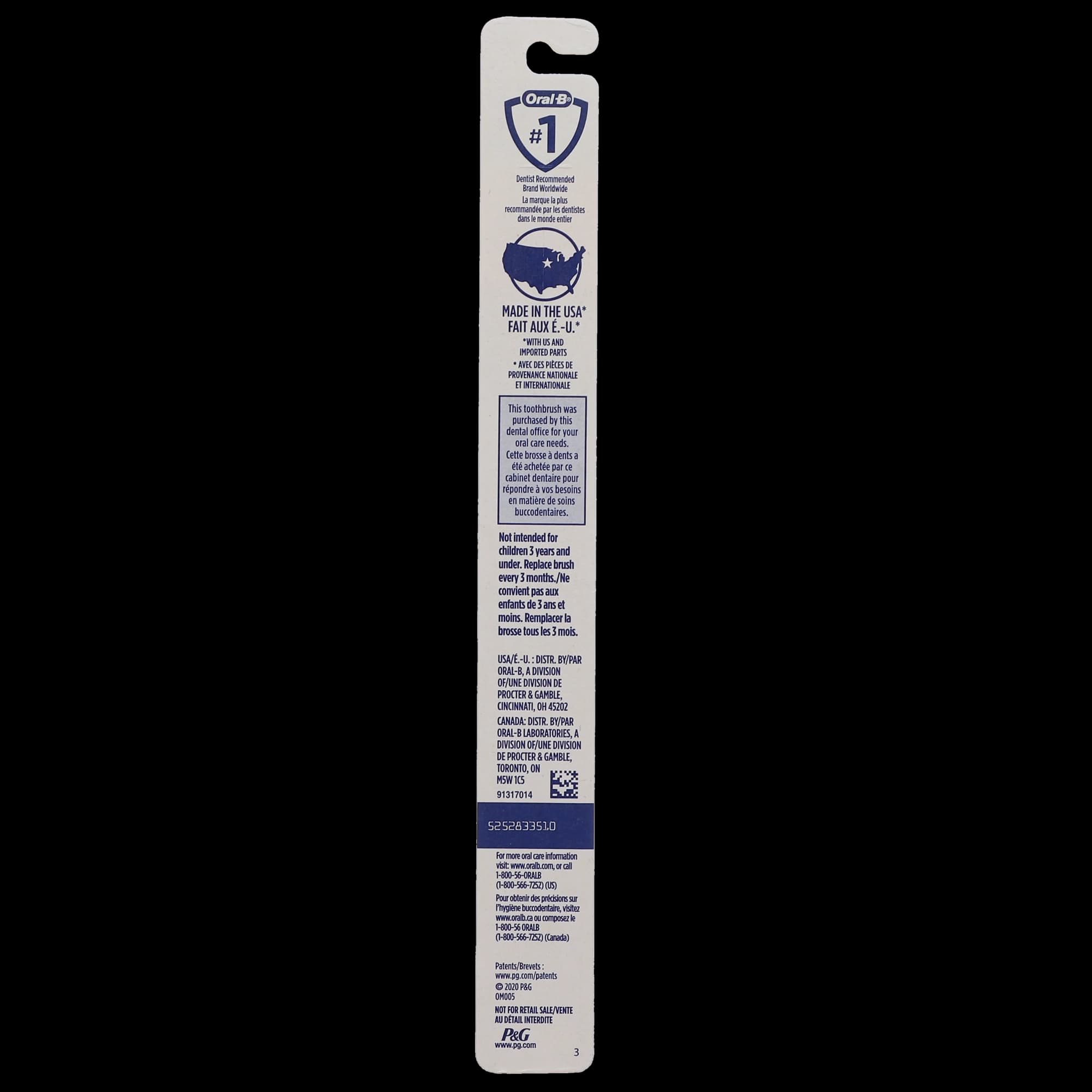 Oral-B Complete Deep Clean Manual Toothbrush, 35 Soft, Adult, Assorted Colors, 12/Box, 80345500 thumbnail 3
