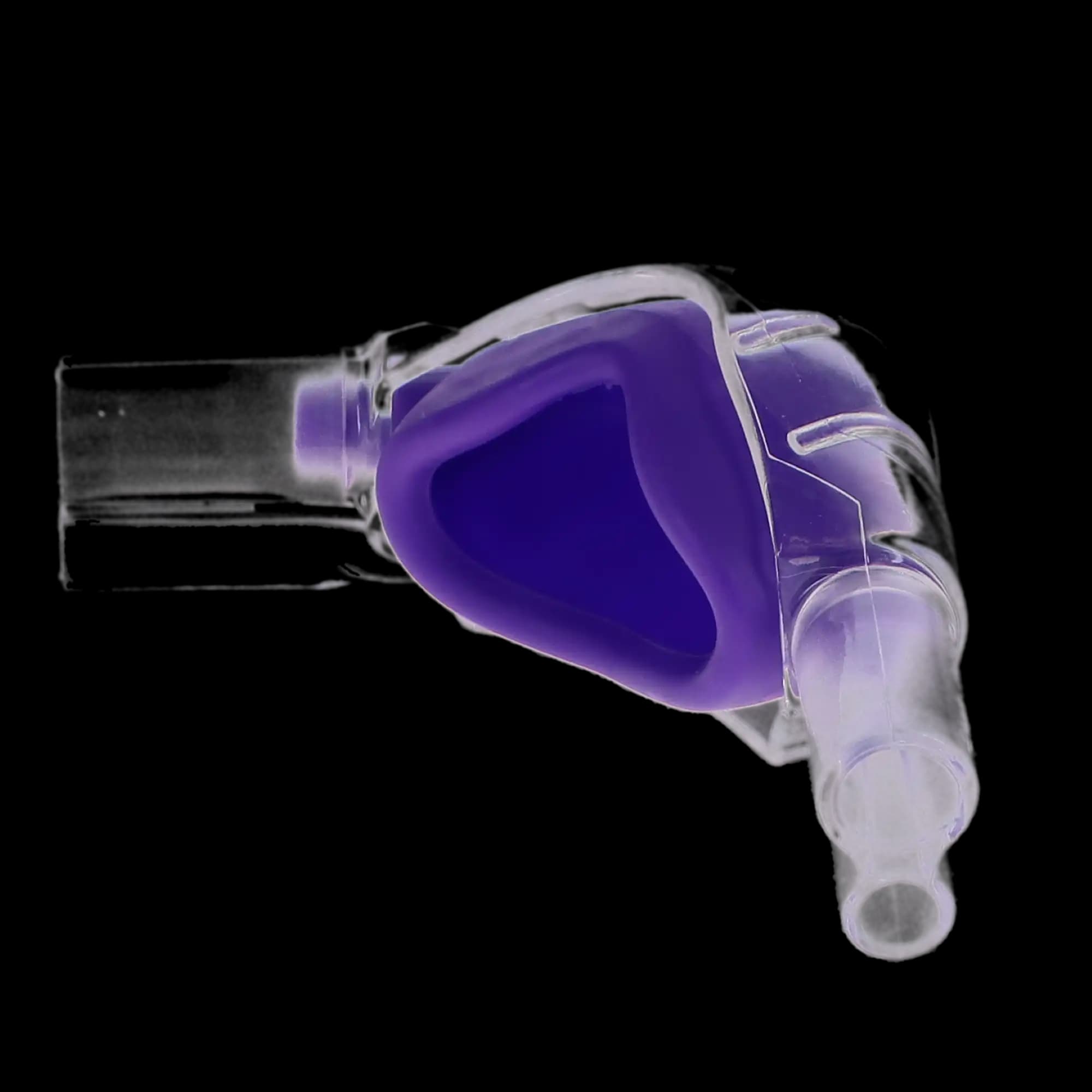 ClearView Nasal Mask and Capnography Bundle, Pediatric, Groovy Grape, Purple, 12/Pk, 33037-17-CAP thumbnail 4
