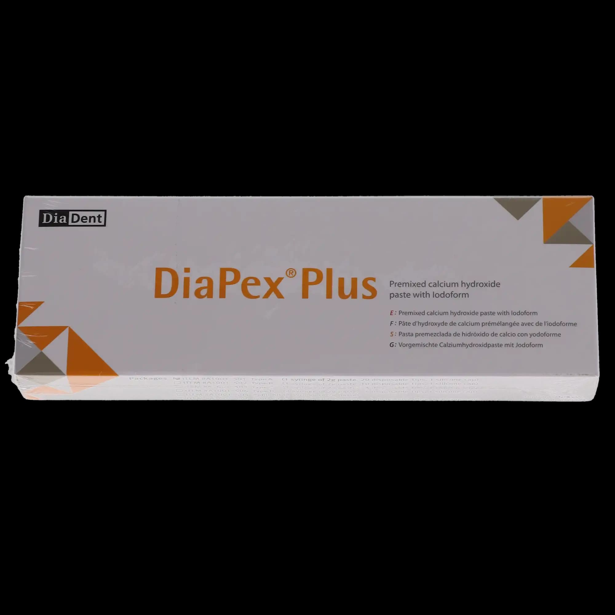 DiaPex Plus Calcium Hydroxide Paste with Iodoform, Regular Kit, 2 g Pre-Filled Syringe with 20 Tips, A1001-501 thumbnail 15