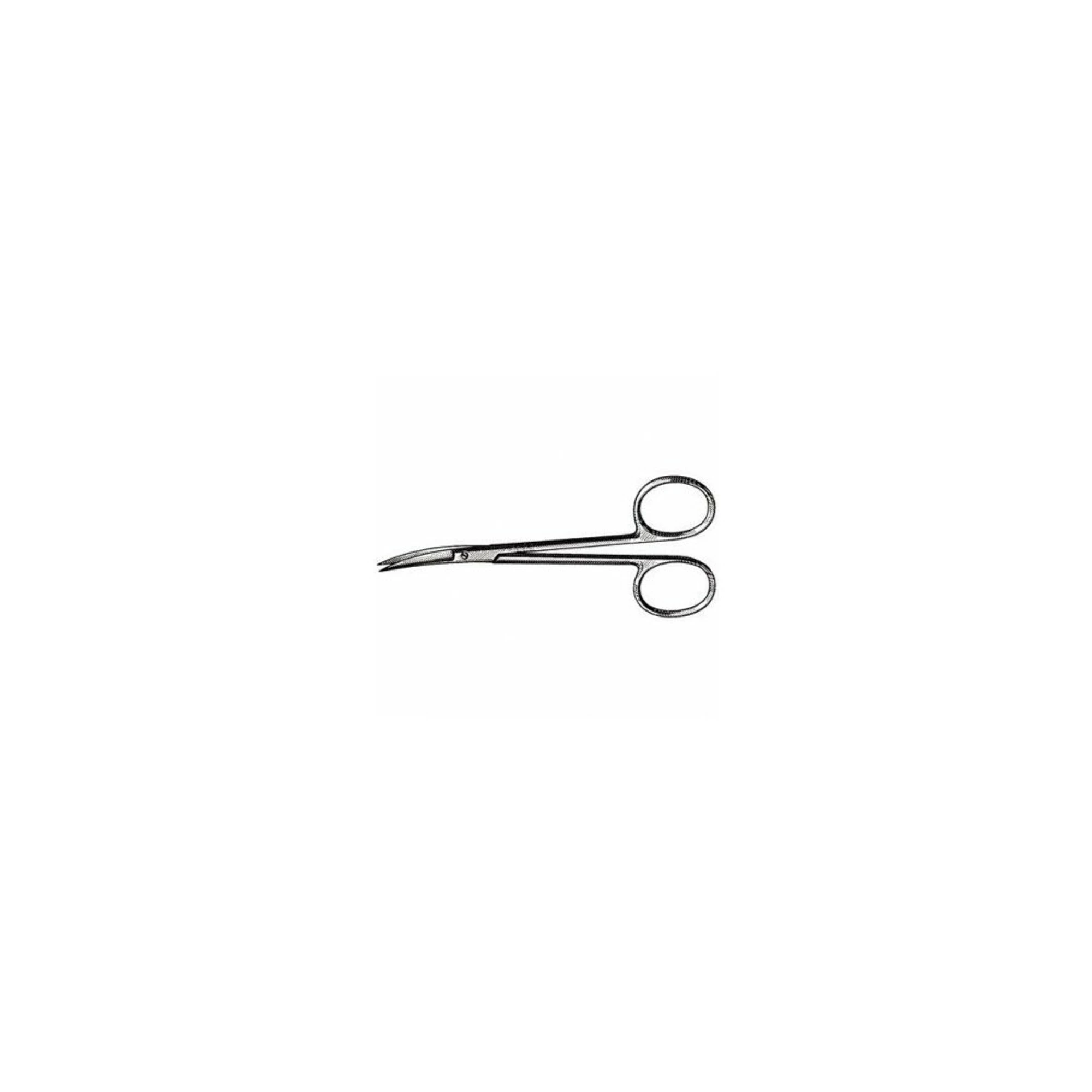 Miltex Vantage Iris Scissors, Curved, 4-1/8", Stainless Steel, V95-306 thumbnail 6