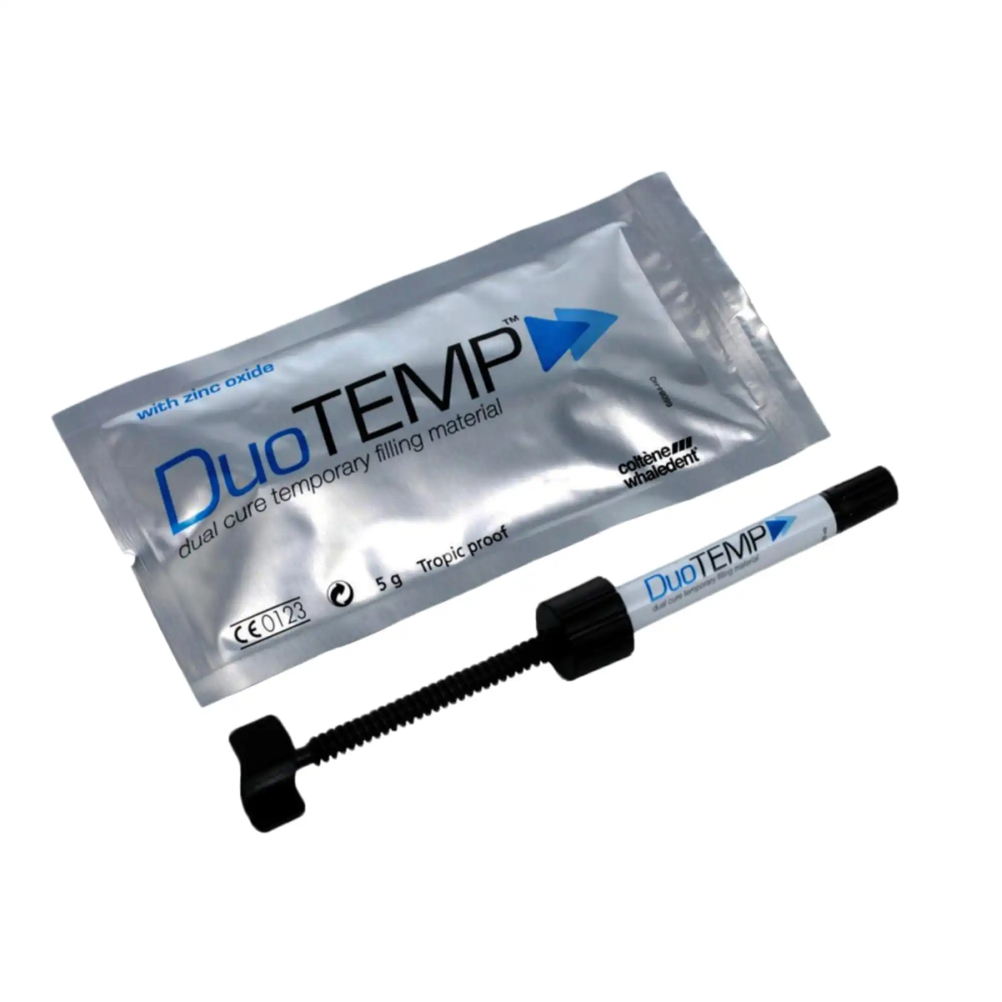 DuoTEMP Dual-Cure Temporary Filling Material, Eugenol-Free, Radiopaque, White, 5 g Syringe, Single Pack, 5831 thumbnail 6
