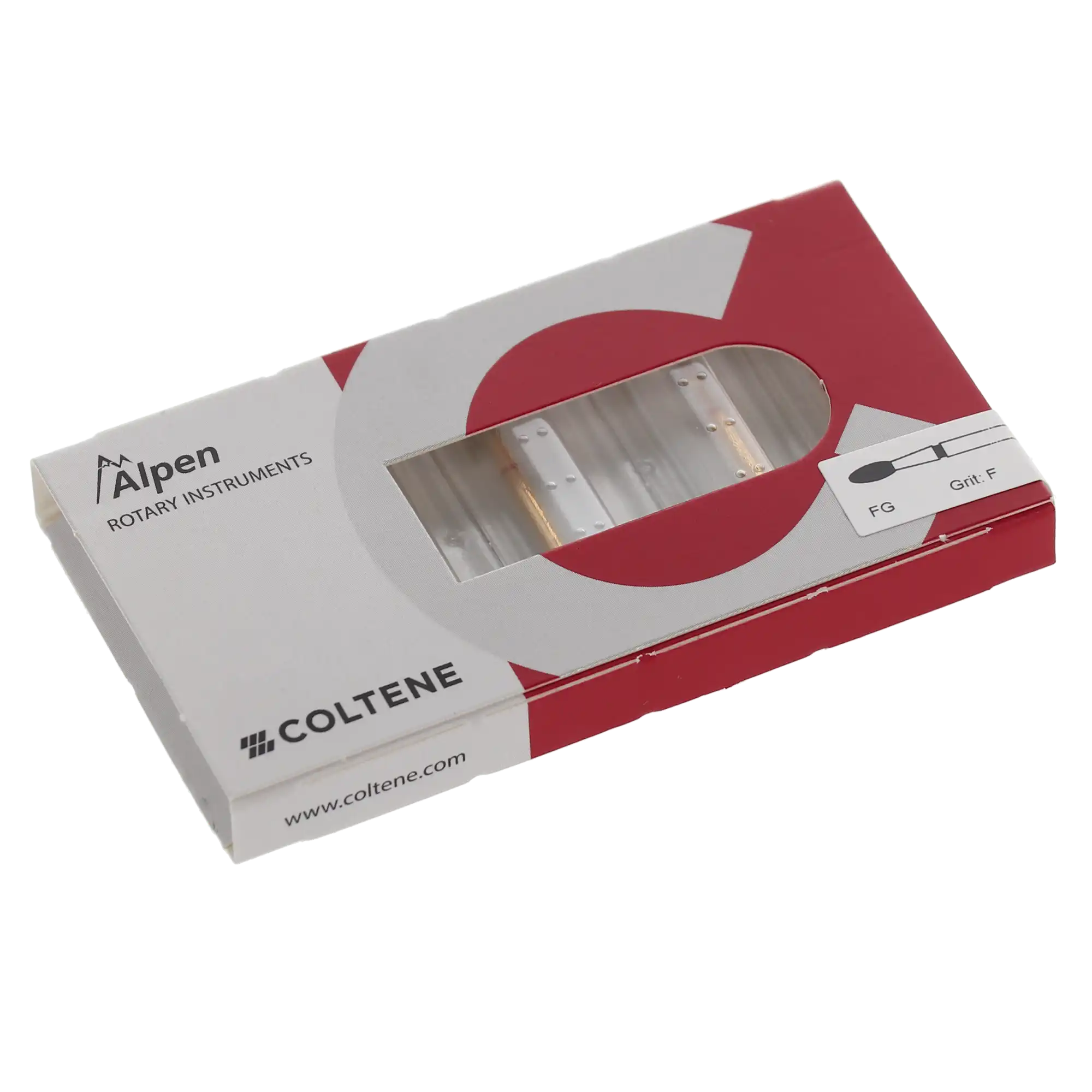 Alpen Multi-Use Diamond Bur, FG #379 Football, 1.8mm, Fine, Red, 5/Pk, R379F018FG thumbnail 5