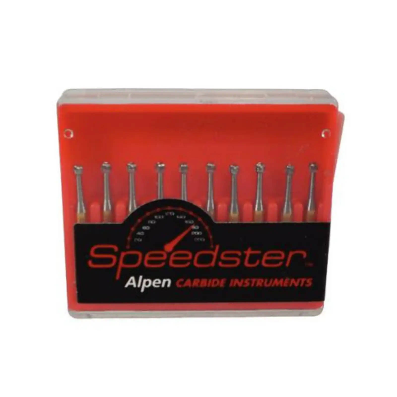 Alpen Speedster Metal Cutter Carbide Bur, FG, Round End Cross Cut Fissure, #1557G, 1.0 mm, 10/Pk, R41557G thumbnail 2