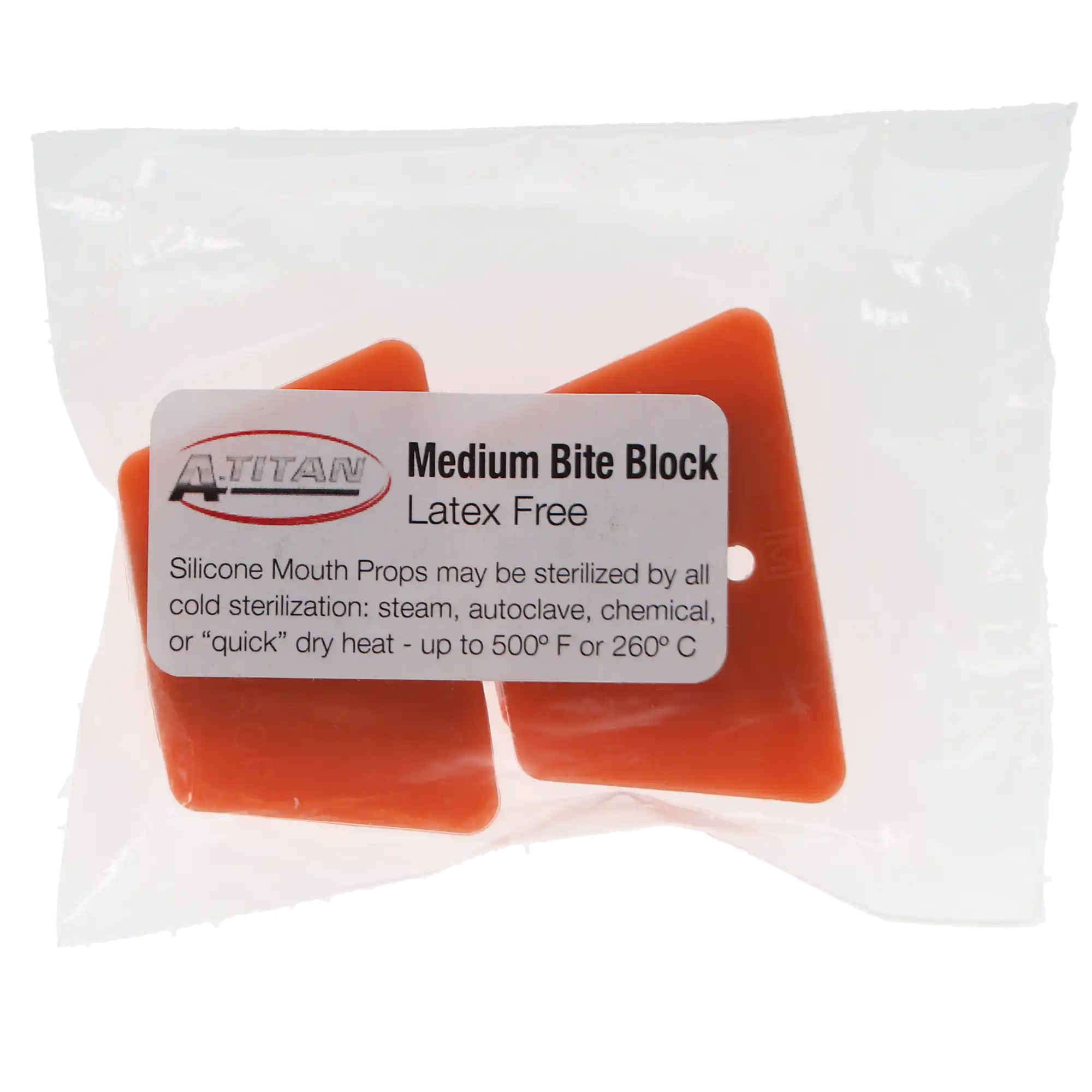 A. Titan Silicone Bite Blocks, Medium, 2/Package, BBMEDIUM thumbnail 5