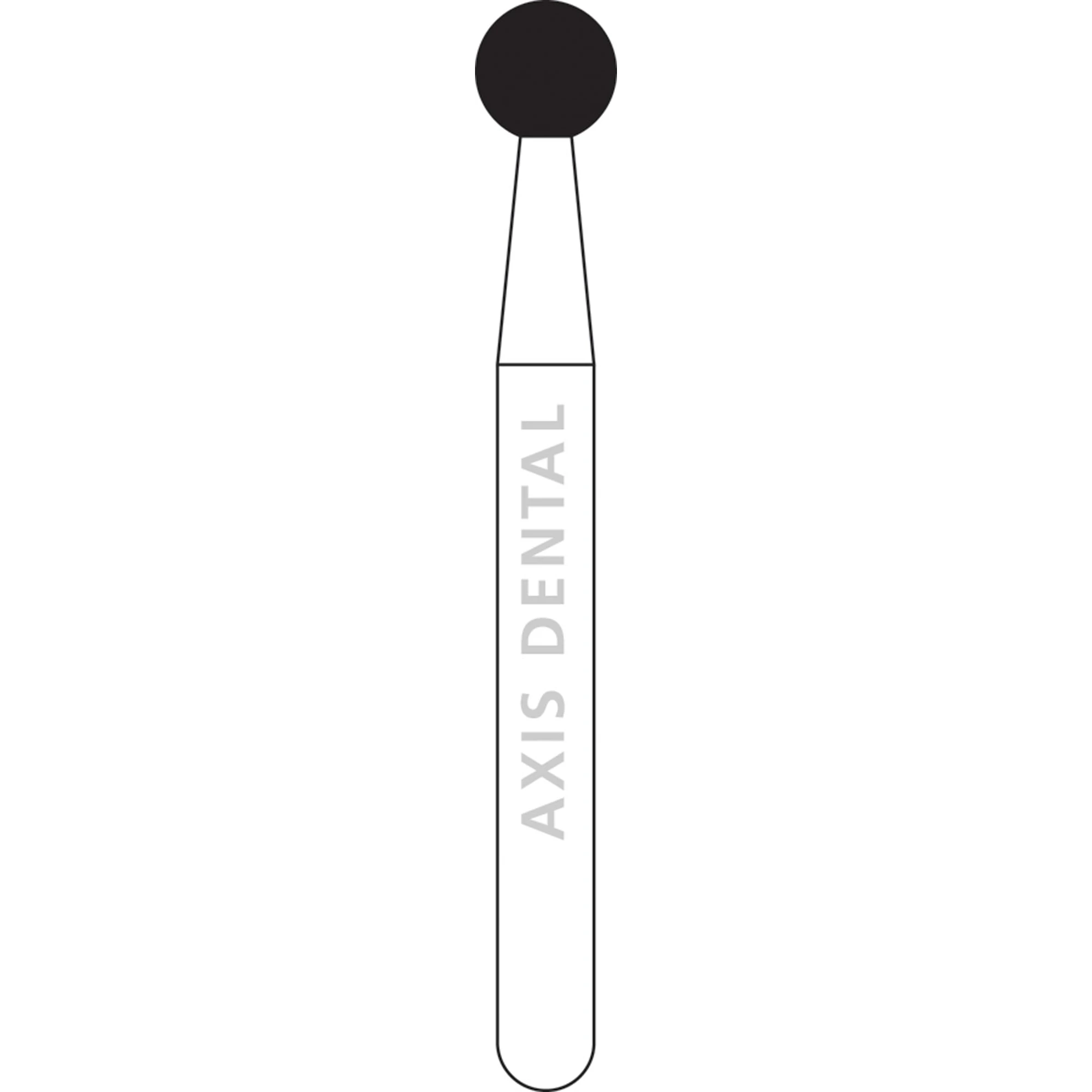 Zir-Cut™ Diamond Bur, FG, Round #Z801-023, 2.3 mm, Z-Grit, Blue, 5/Pk thumbnail 2
