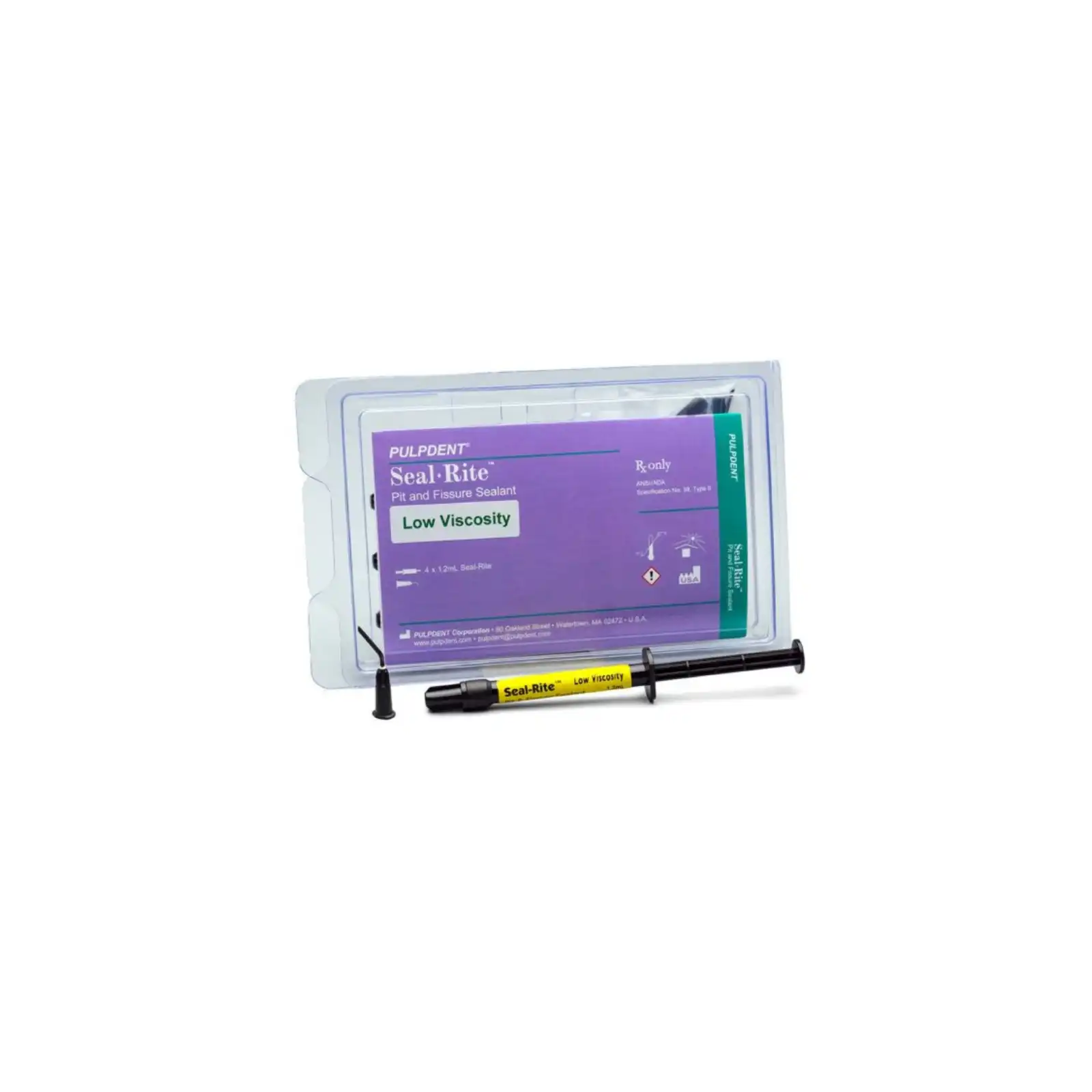 Seal-Rite Pit and Fissure Sealant, Regular Viscosity Procedure Kit, Off-White, 1.2 mL Syringe, RITE thumbnail 2