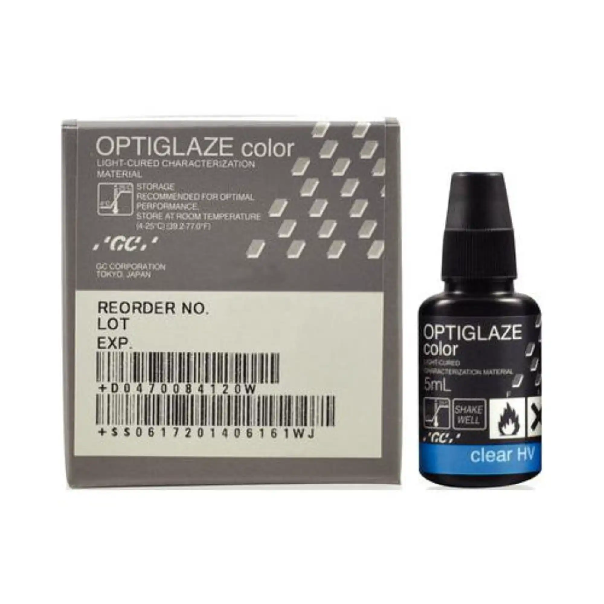 GC America OptiGlaze Color Clear HV, Light-Cured Nano-Filled Characterization Coating, 5 mL Bottle, #008425 thumbnail 9