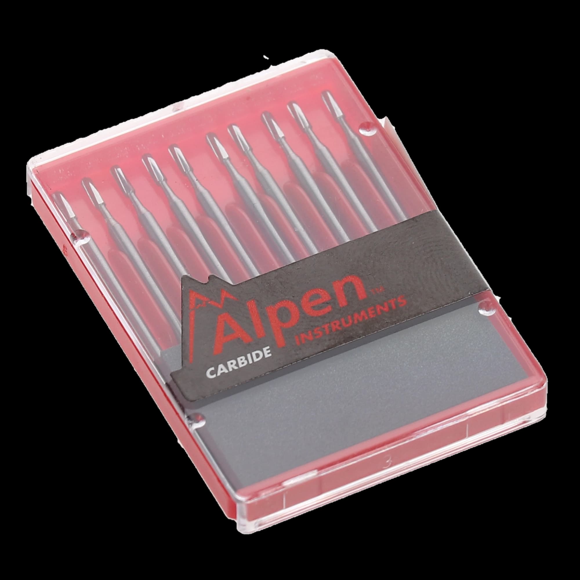 Alpen Surgical Carbide Bur, FGOS, Round End Fissure, #1158, 1.2 mm, 10/Pk, R501158 thumbnail 5