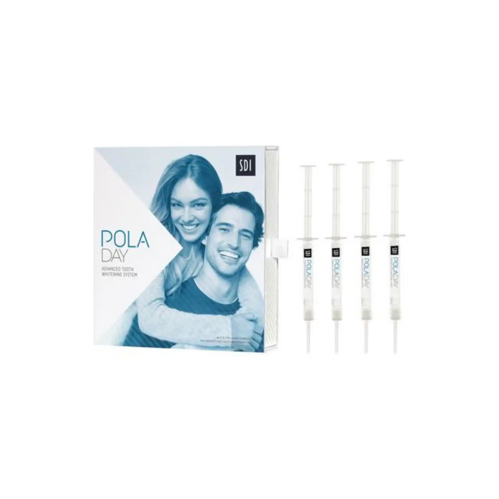 Pola Day Tooth Whitening System Mini Kit, 7.5% Hydrogen Peroxide, Spearmint, 1.3 g Syringes, 4/Pk, 7700102 thumbnail 2