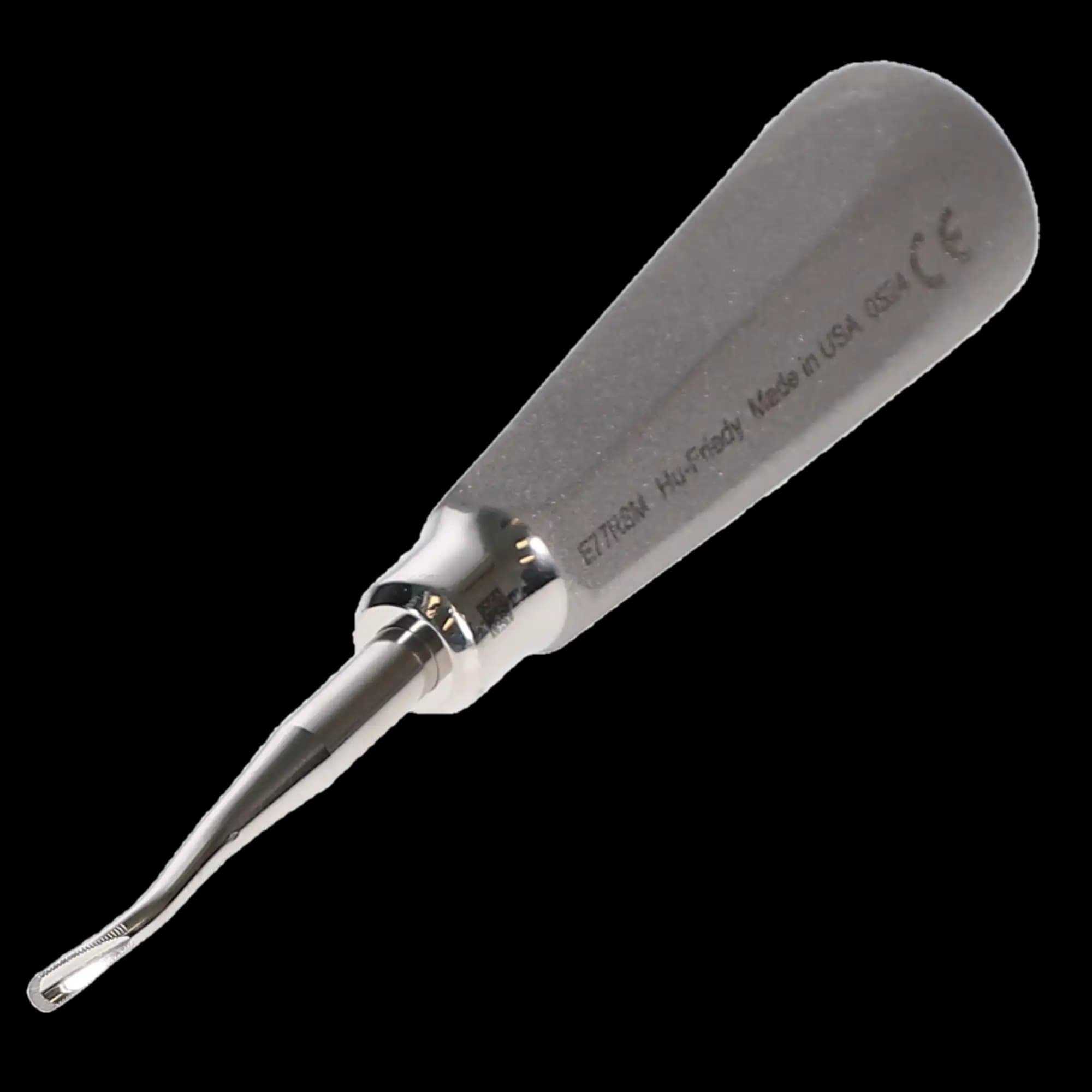 Hu-Friedy #77R Serrated Surgical Elevator, Small Ergo Dynamic Handle, Single End, E77RSM thumbnail 2