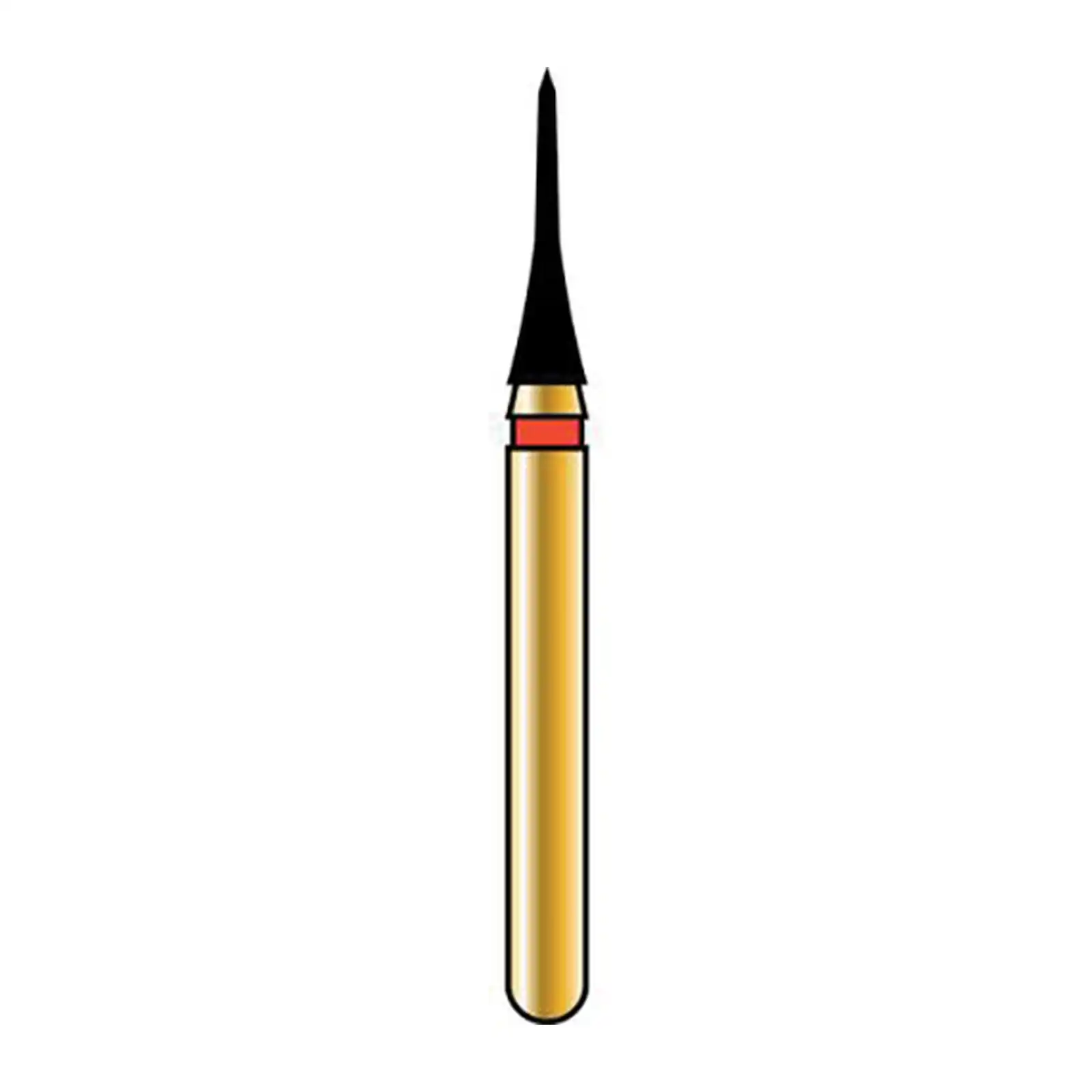 Alpen Diamond Bur, FG, Interproximal, Extra Fine, Yellow, #392, 1.6 mm Head, 5/Pk, 60031819 thumbnail 2