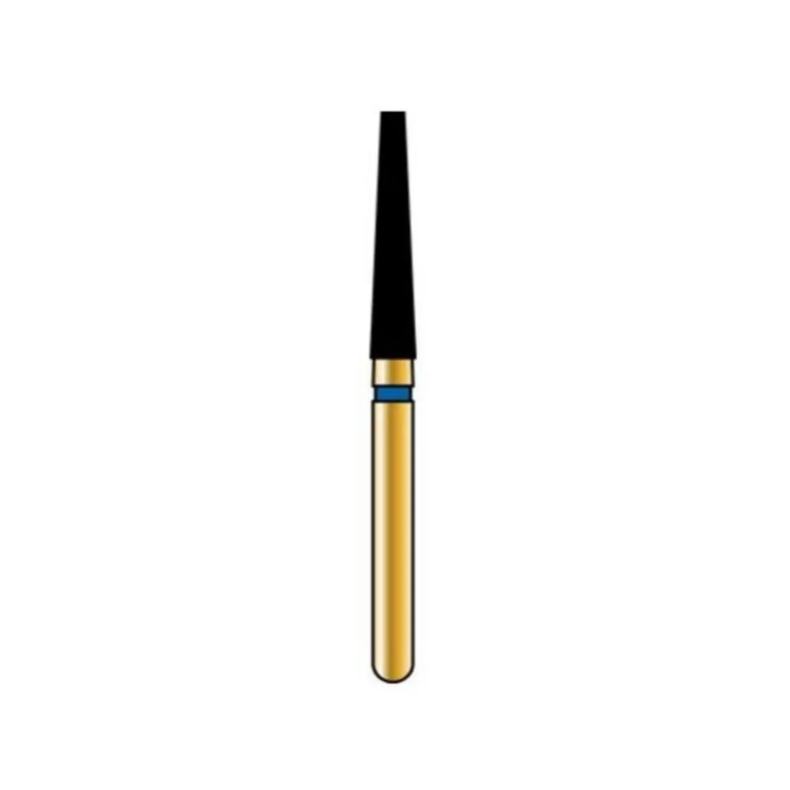 Alpen Multilayer Diamond Bur, FG, Round End Taper #849, 2.5 mm, Super Coarse, Black, 5/Pk, R849SC025FG - Alpen Diamonds, G849-314-025-04.0-C, R849SC025FG, (Discontinued) - Image 1