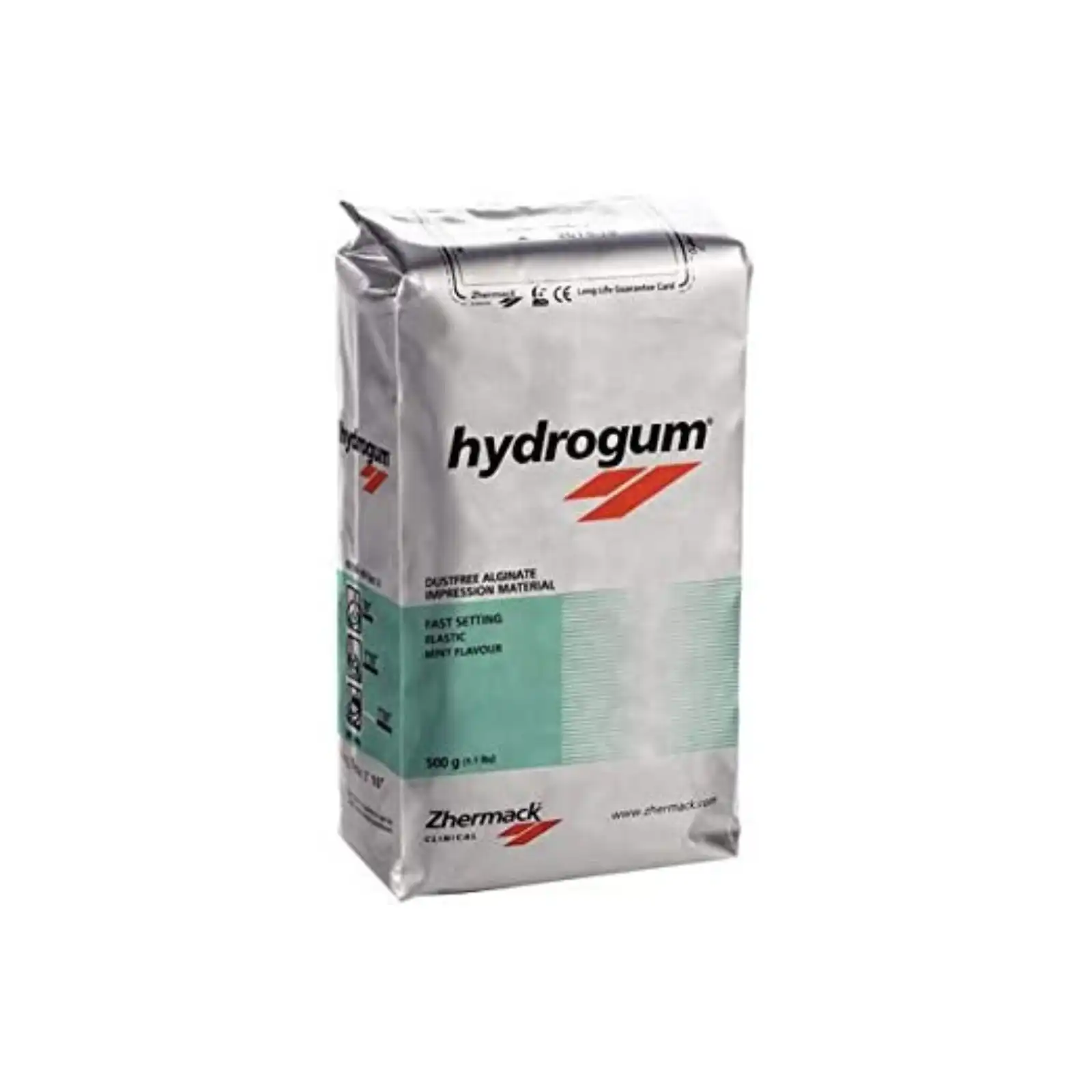 Zhermack Hydrogum Fast-Set Alginate Impression Material, Mint, Green, 500 g (1.1 lb) Bag, C302025 thumbnail 2