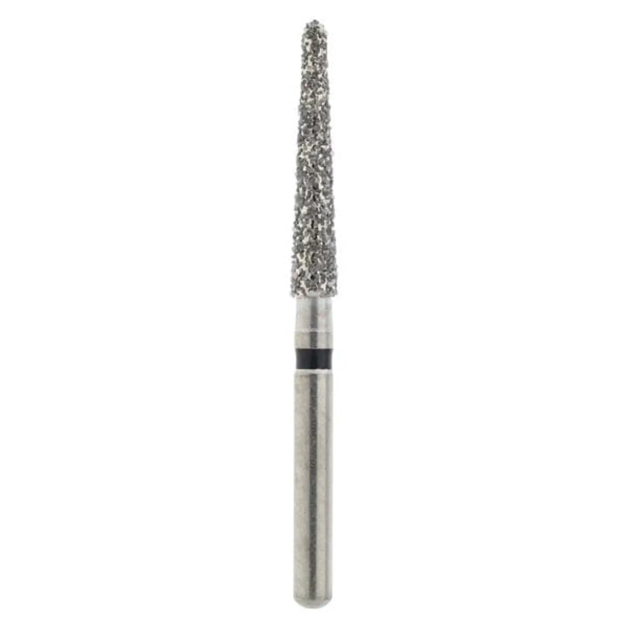 NTI Diamond Bur, FG, Long Round End Taper, # SC850L, 1.8 mm, Super Coarse, Black, 5/Pk, SC850L-018 thumbnail 2