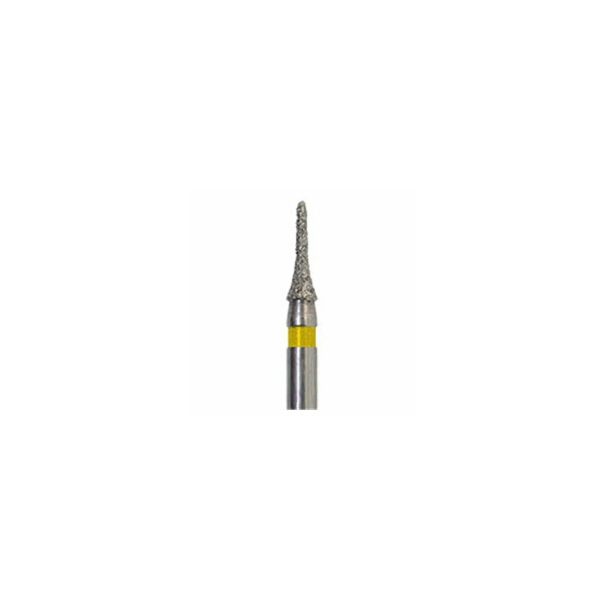 Meisinger Multi-Use Diamond Bur, FG, Interproximal/Mosquito, #820C, 1.6 mm, Extra Fine, Yellow, 5/Pk, 820C-016-FG thumbnail 3