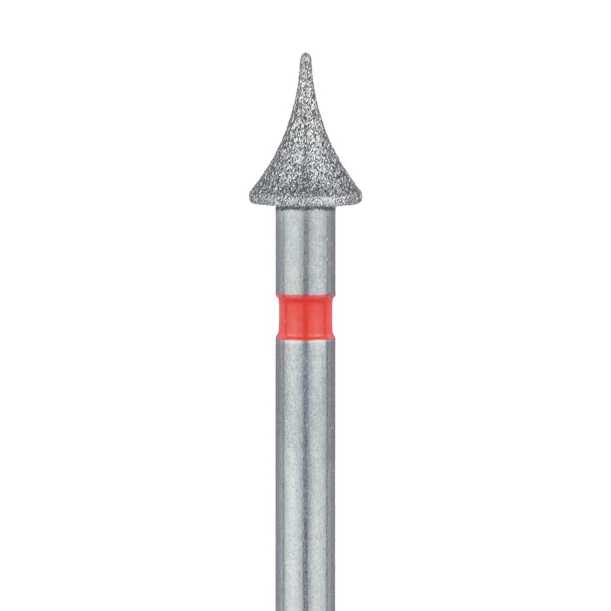 Meisinger Multi-Use Diamond Bur, Friction Grip, Interproximal, Mosquito Shape, Fine Grit (Red), 3.1 mm Head, 5/Pk, 820F-031-FG thumbnail 3