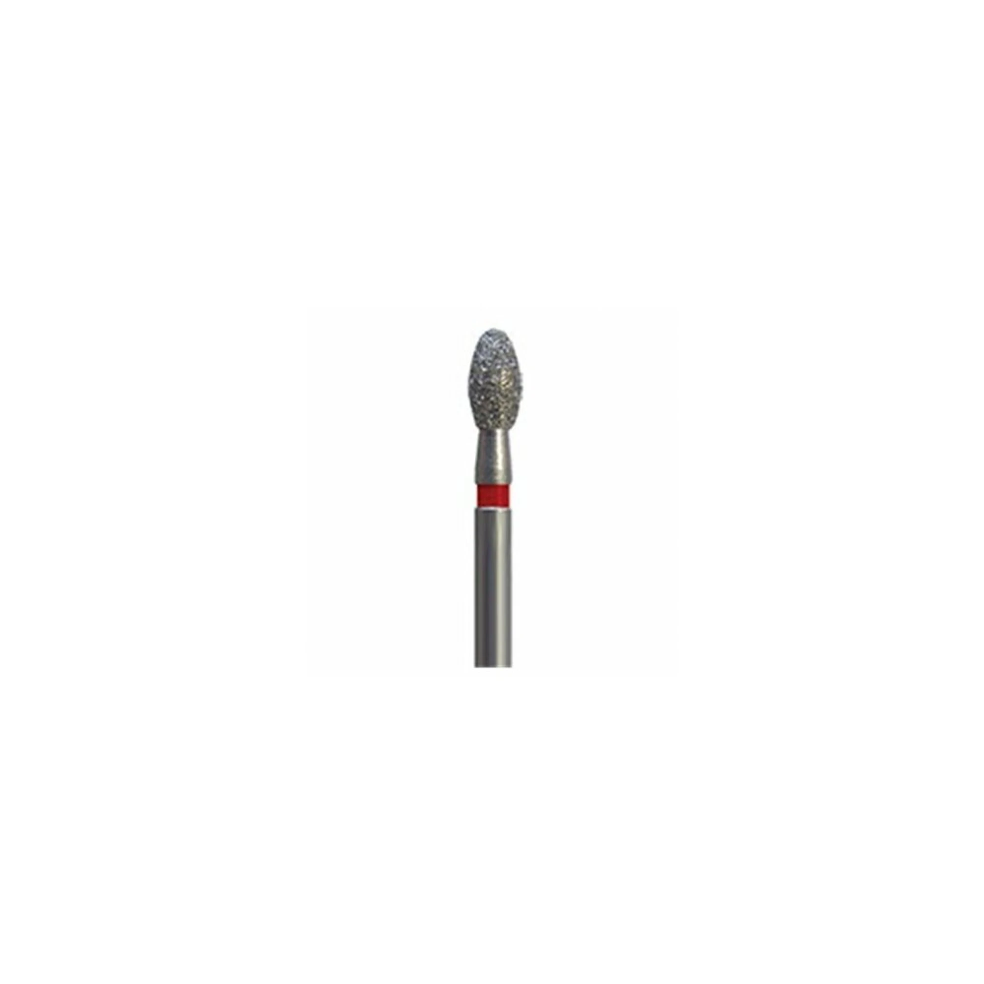 Meisinger Multi-Use Diamond Bur, FG, Football/Egg, #833F, 2.1 mm Head, 4.2 mm Working Length, Fine (Red), 5/Pk, 833F-021-FG thumbnail 3