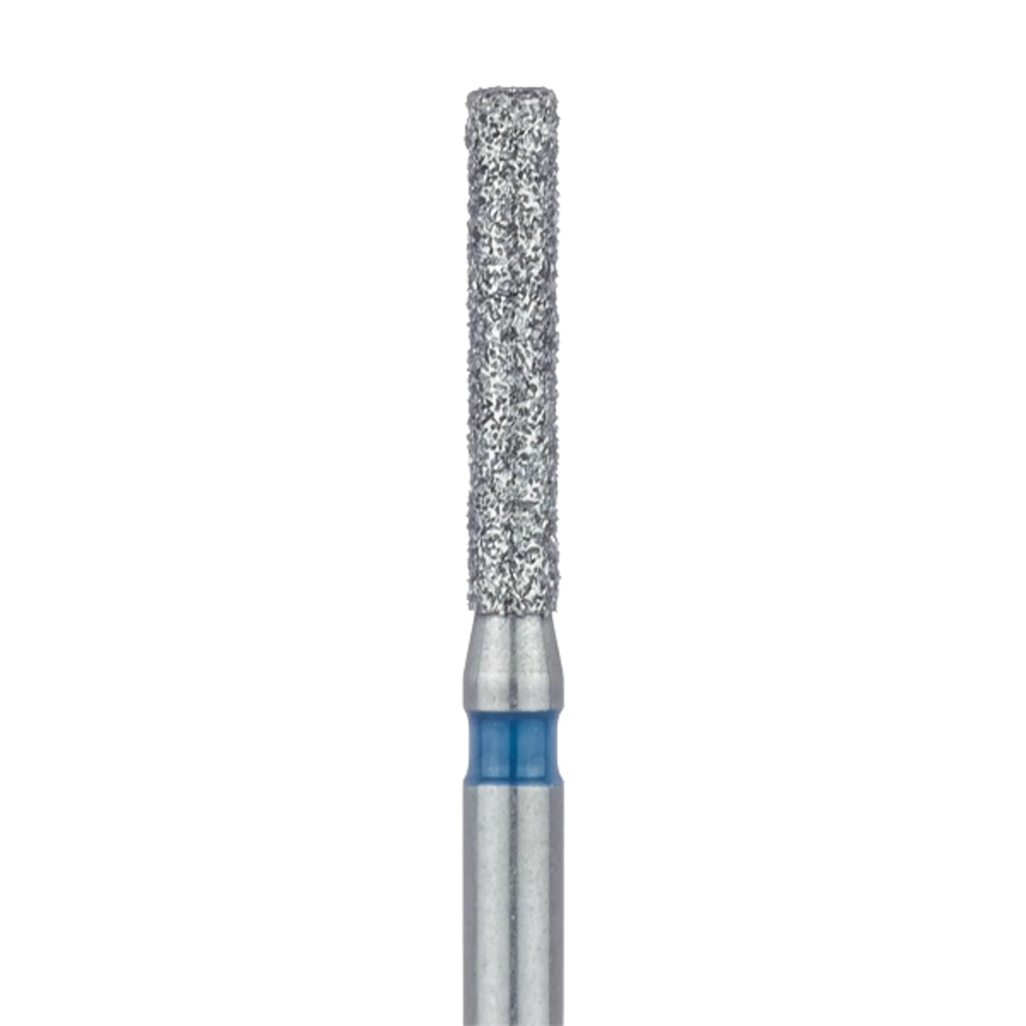 Meisinger Multi-Use Diamond Bur, FG, Long Cylinder, Flat End, #837L, 1.4 mm, Medium Grit, Blue Ring, 5/Pk, 837L-014-FG thumbnail 3