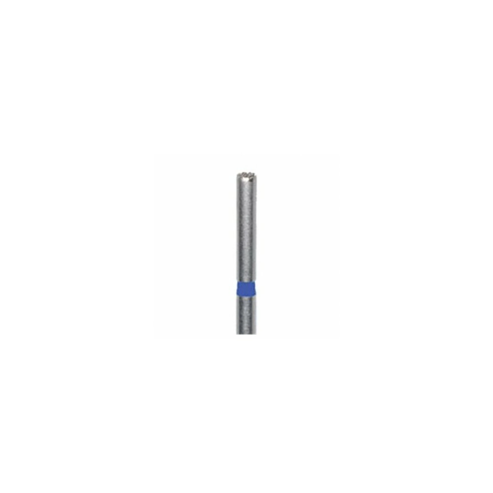 Meisinger Multi-Use Diamond Bur, FG, End Cutting Cylinder, #839, 1.6 mm Head Diameter, 0.2 mm Head Length, Medium (Blue), 5/Pk, 839-016-FG thumbnail 3