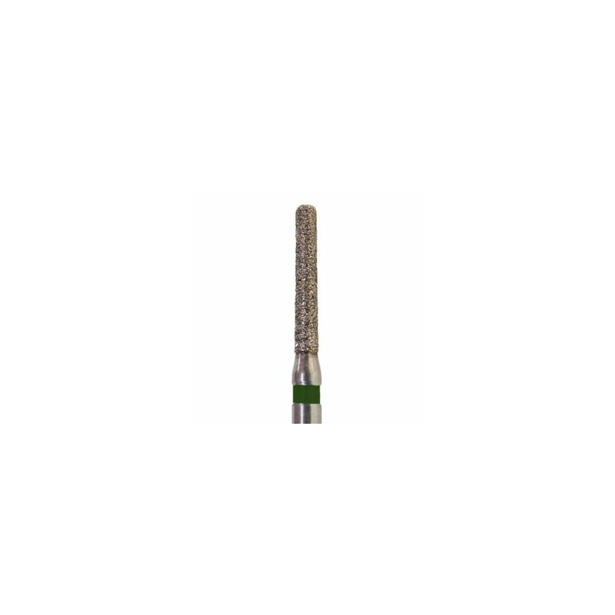 Meisinger Multi-Use Diamond Bur, FG, Round Edge Extra Long Cylinder, #842G, 1.2 mm, Coarse, Green, 5/Pk, 842G-012-FG thumbnail 3