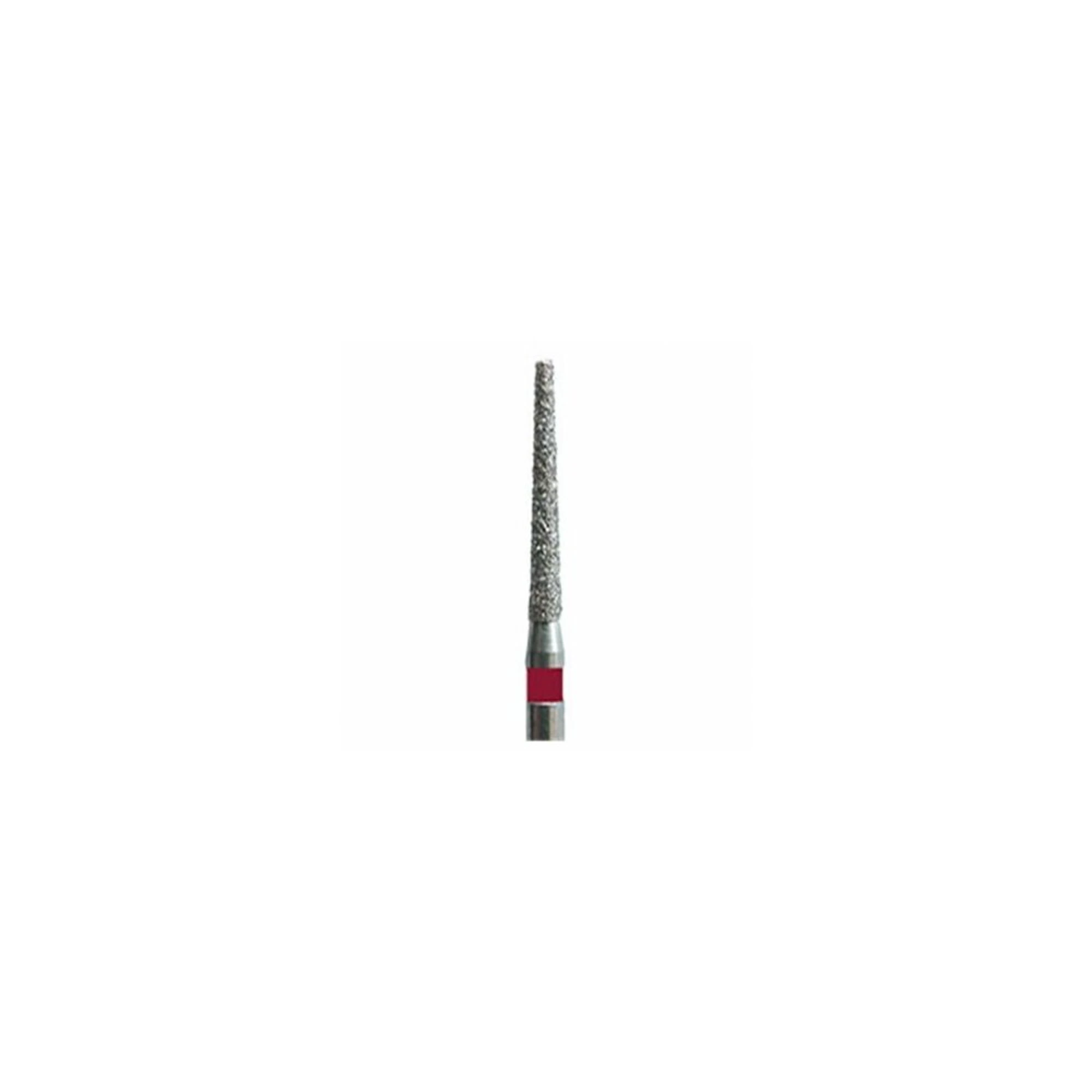 Meisinger Multi-Use Diamond Bur, FG, Long Tapered Flat End, #847F, 1.6 mm, Fine (Red), 5/Pk, 847F-016-FG thumbnail 3