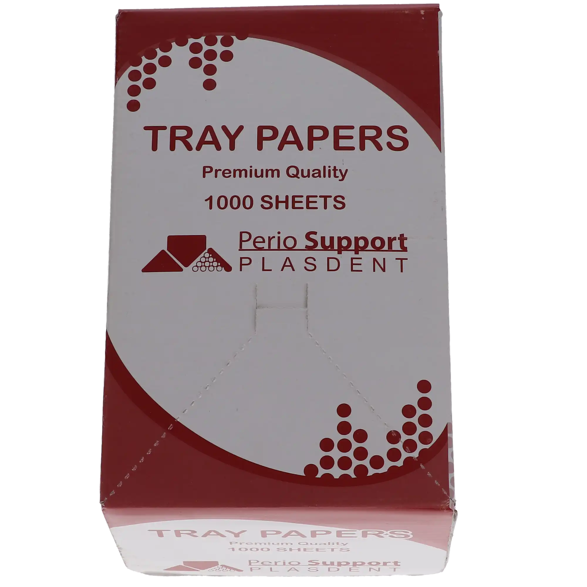 Plasdent Mini Paper Tray Covers, Size F, 5" x 8.25", Blue, 1000/Box, PAP-F2 thumbnail 4