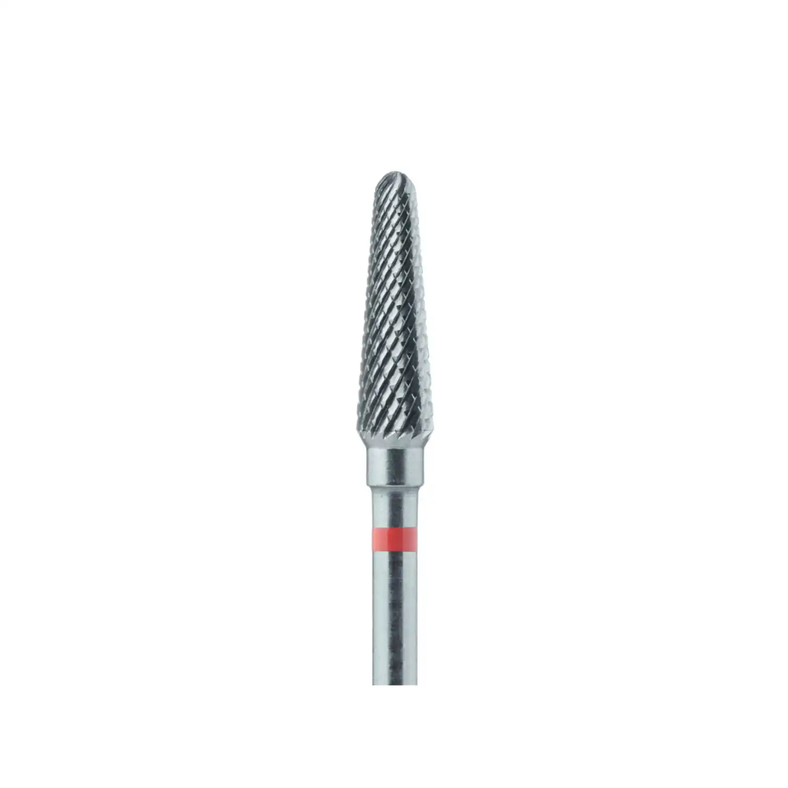 Meisinger HM79FX-040-HP Laboratory Carbide Bur, Fine Round End Taper, Cross-Cut, 4.0 mm, Handpiece, Red Ring, 1/Pk thumbnail 2