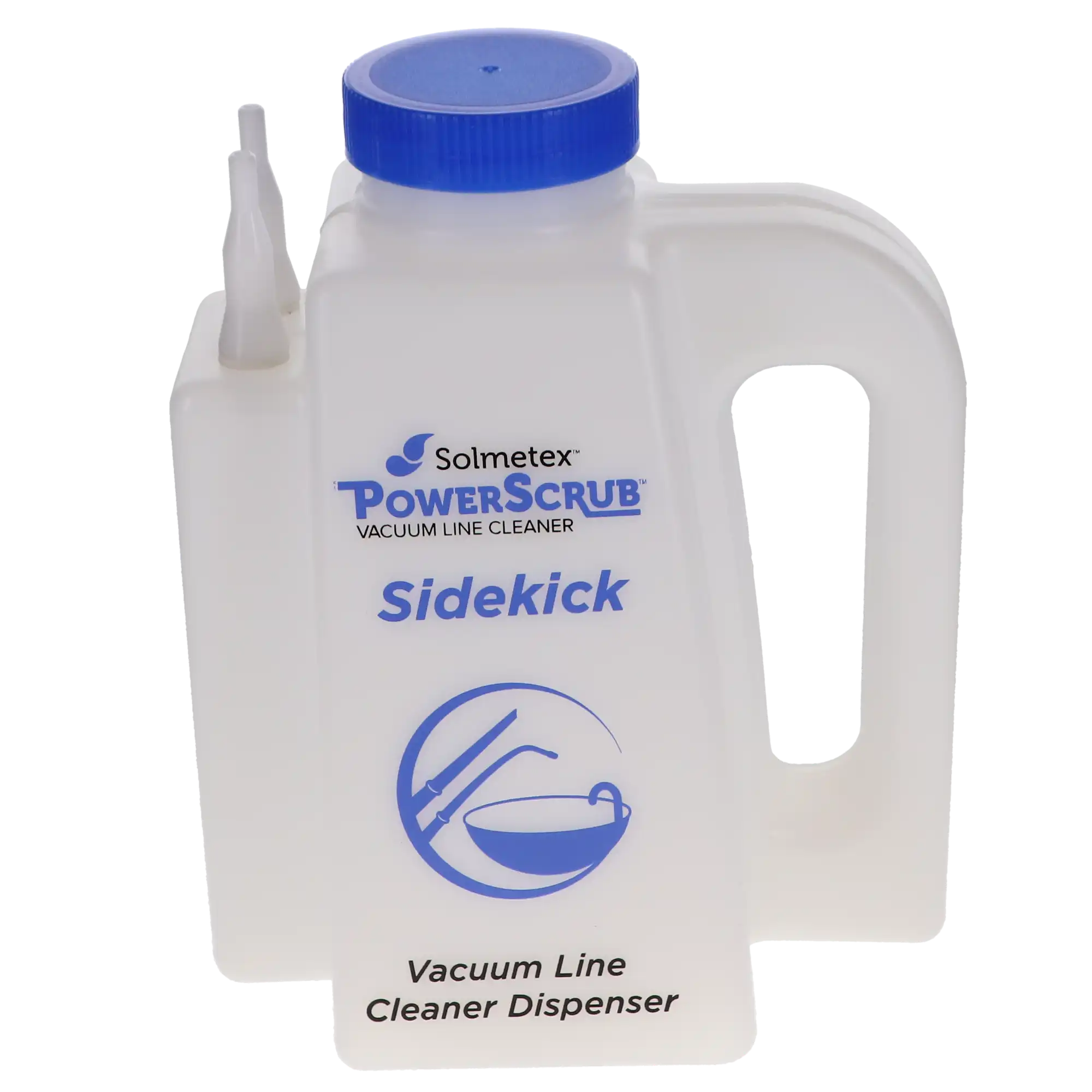 Solmetex PowerScrub Sidekick Vacuum Line Cleaner Dispenser, 64 oz, PCS-VLSK thumbnail 6