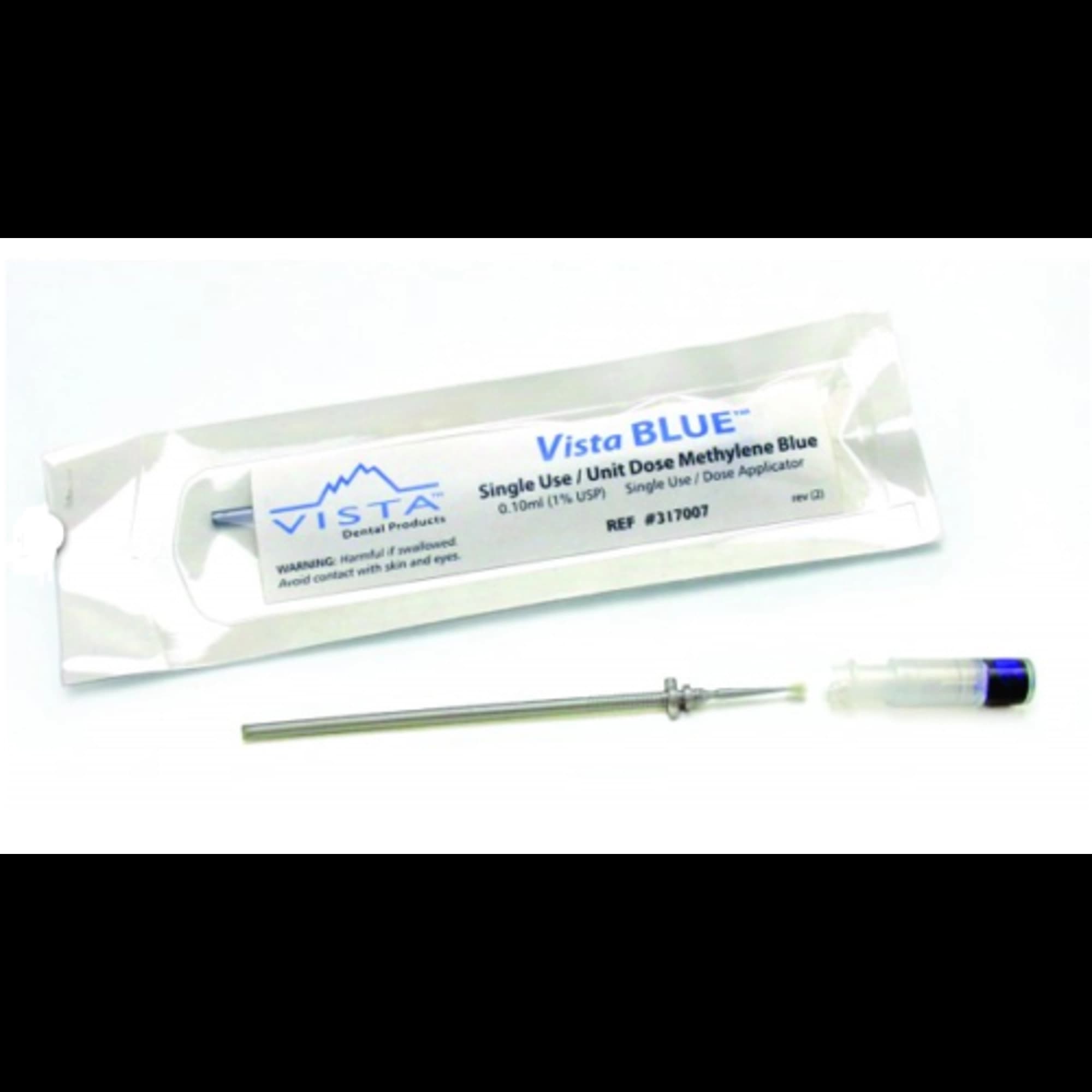 Vista-Blue Fracture Detection Unit Dose Syringes, 0.1 ml, 30/Pkg, 317007 thumbnail 2