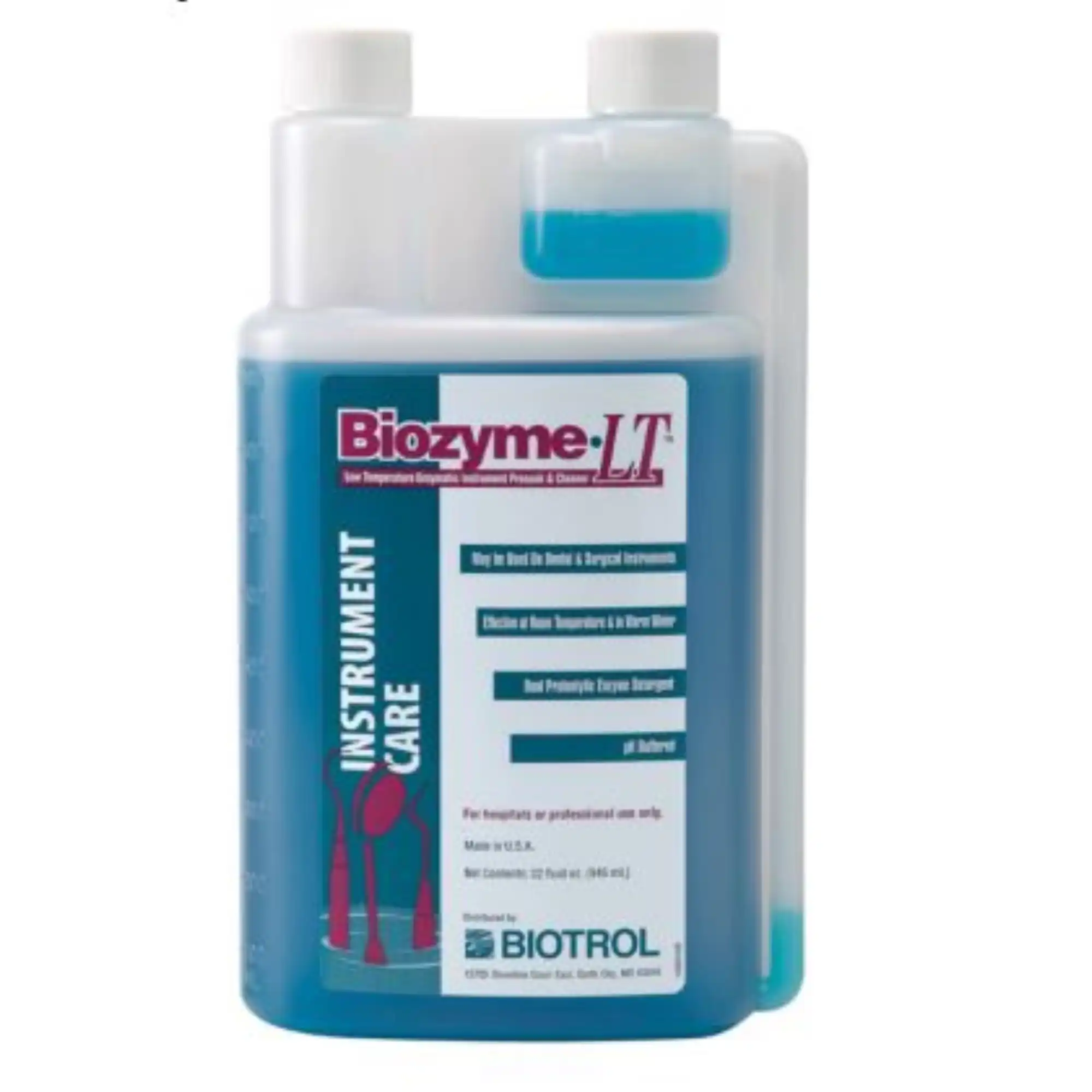 Biozyme-LT Dual-Enzyme Concentrate Detergent, 32 oz Bottle, Spearmint, BLT900CS thumbnail 3