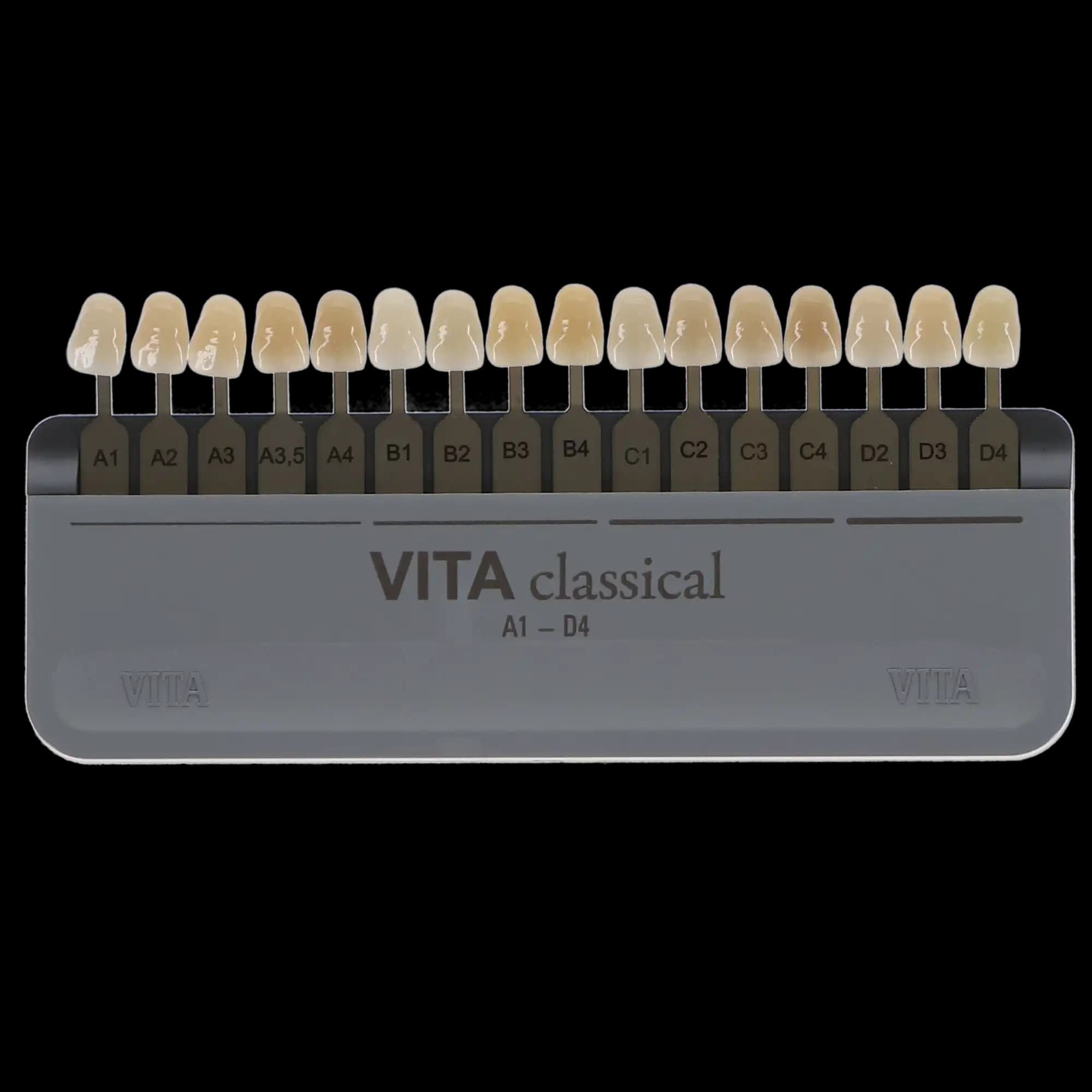 VITA Classical A1-D4 Shade Guide, 16 Shades, Improved Autoclavable Holder, G027C, 1/Pk thumbnail 10