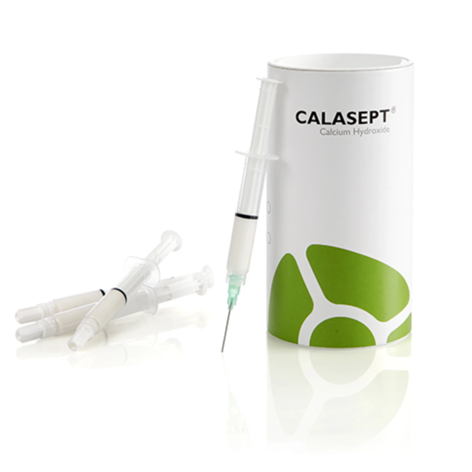 Directa Dental Calasept Calcium Hydroxide Large Kit 4U, 4 x 1.5 mL Syringes + 20 Paste Needles, 1230100 thumbnail 10
