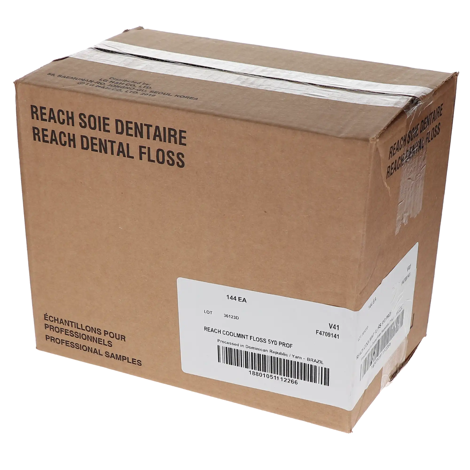 Listerine Cool Mint Dental Floss, Waxed, 5 yd, 144/Case, 523521600 thumbnail 4