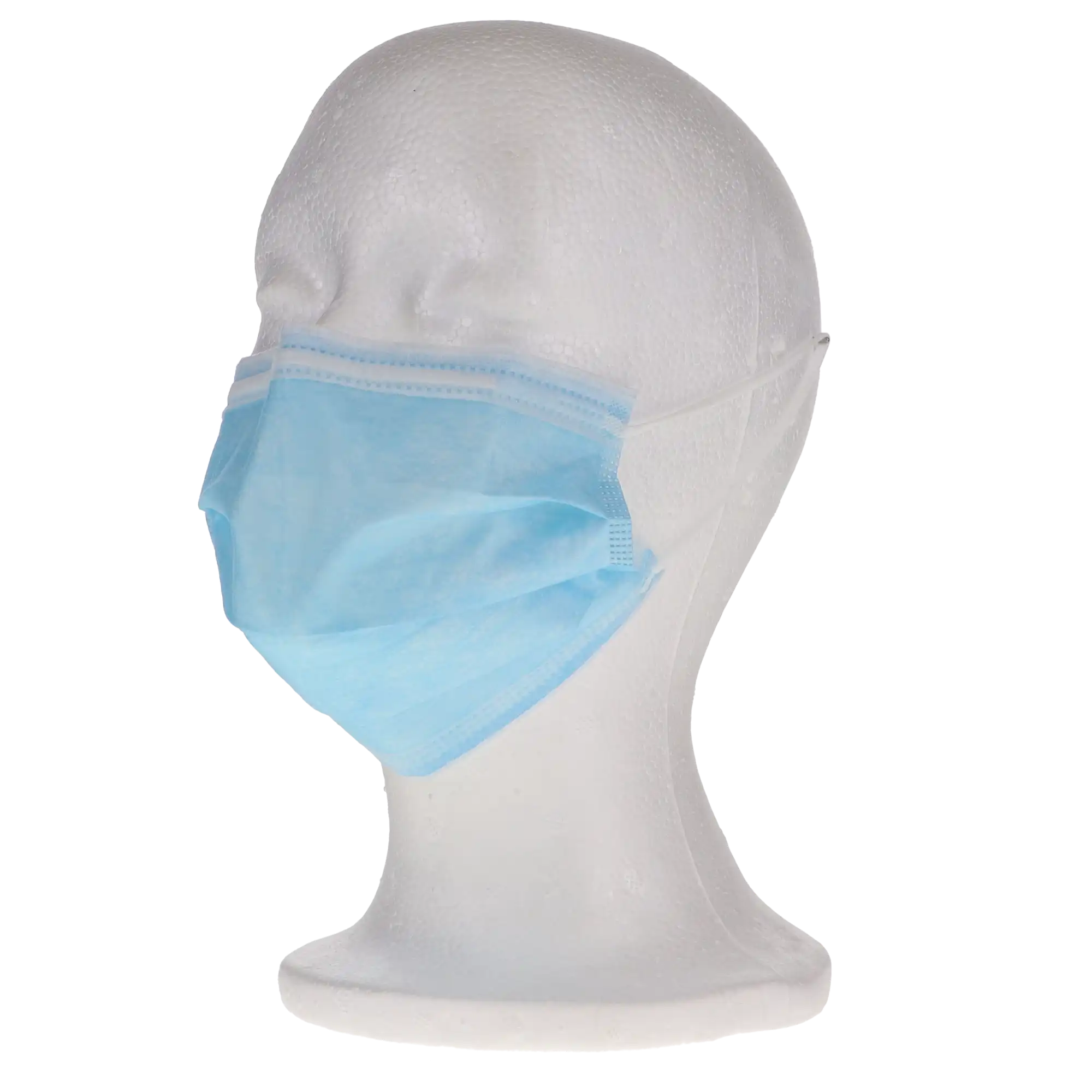 SafeMask® Classics™ Procedure Earloop Face Mask, ASTM Level 1, Blue, 50/Box, 205115 thumbnail 9