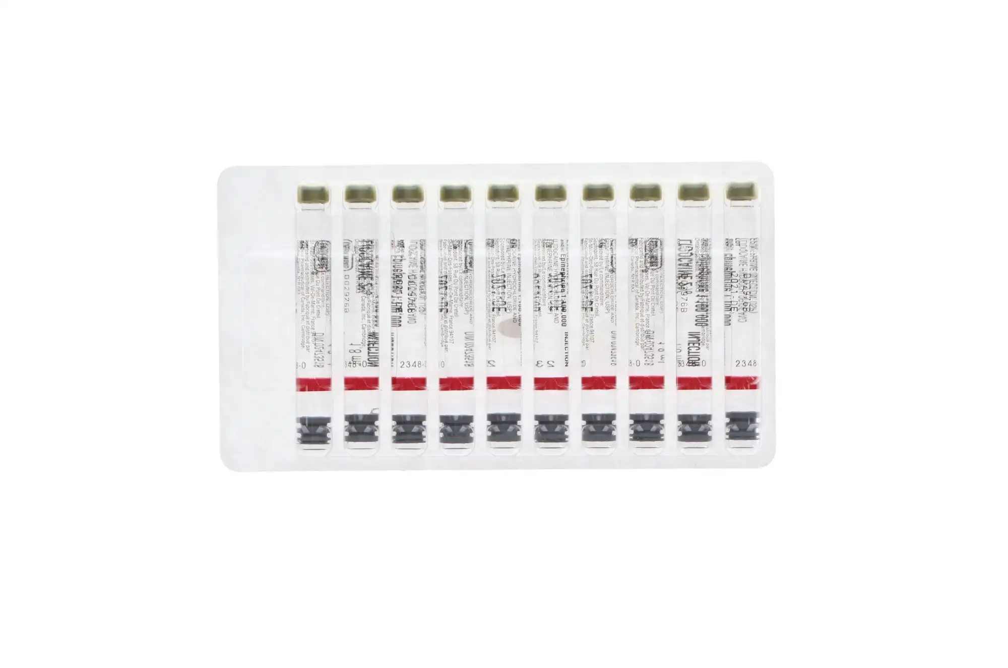 Cook-Waite Lidocaine HCl 2% with Epinephrine 1:100,000, 1.7 mL Cartridges, 50/Box, SEP-99167 thumbnail 2