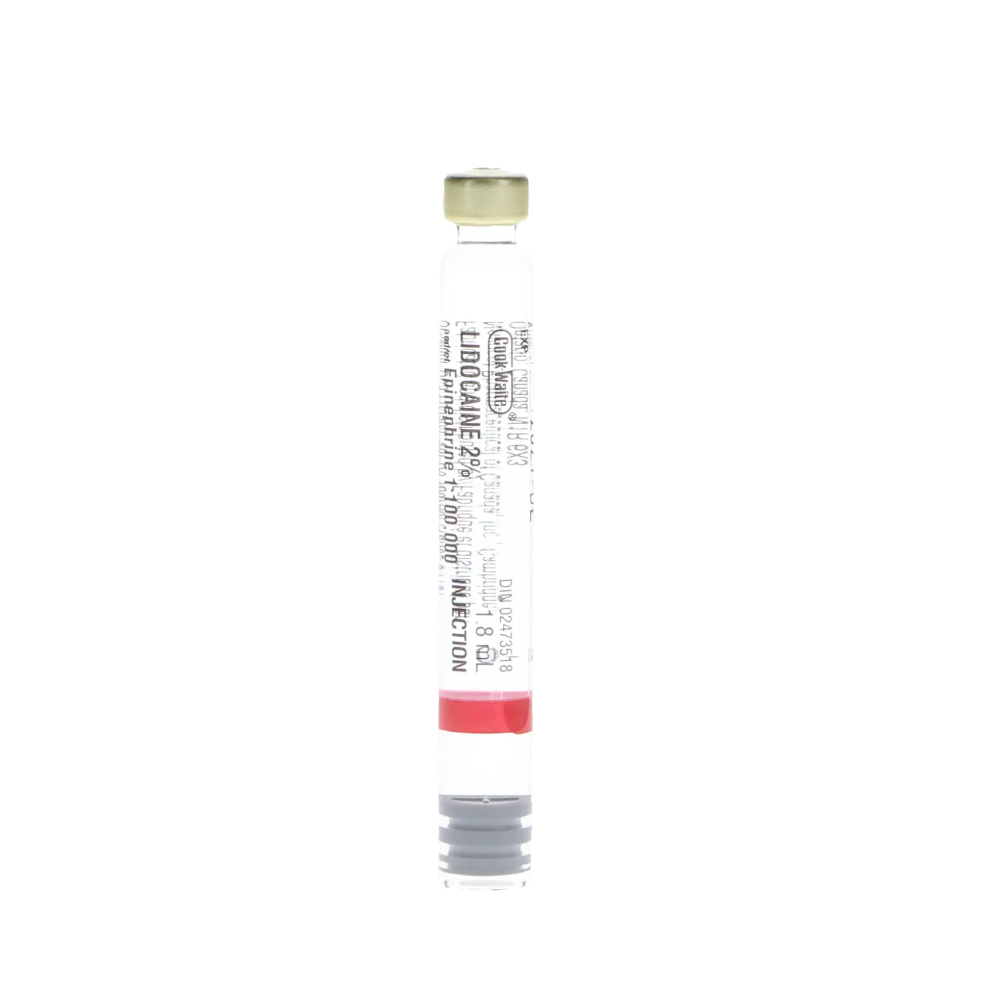 Cook-Waite Lidocaine HCl 2% with Epinephrine 1:100,000, 1.7 mL Cartridges, 50/Box, SEP-99167 thumbnail 5