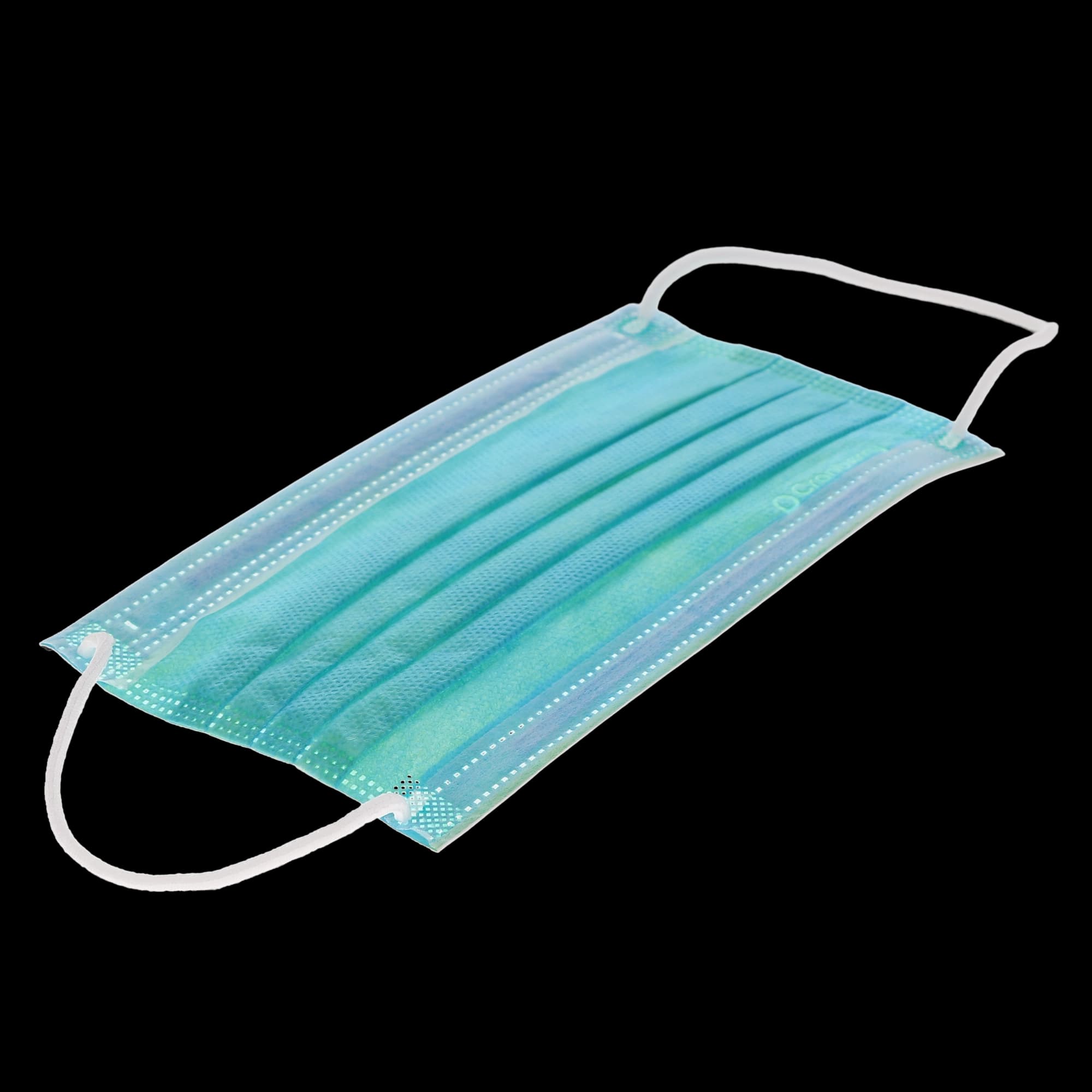Cranberry Cosmo 4-Ply ASTM Level 3 Earloop Face Mask, Galactic Green, 50/Box, C2700GG thumbnail 12