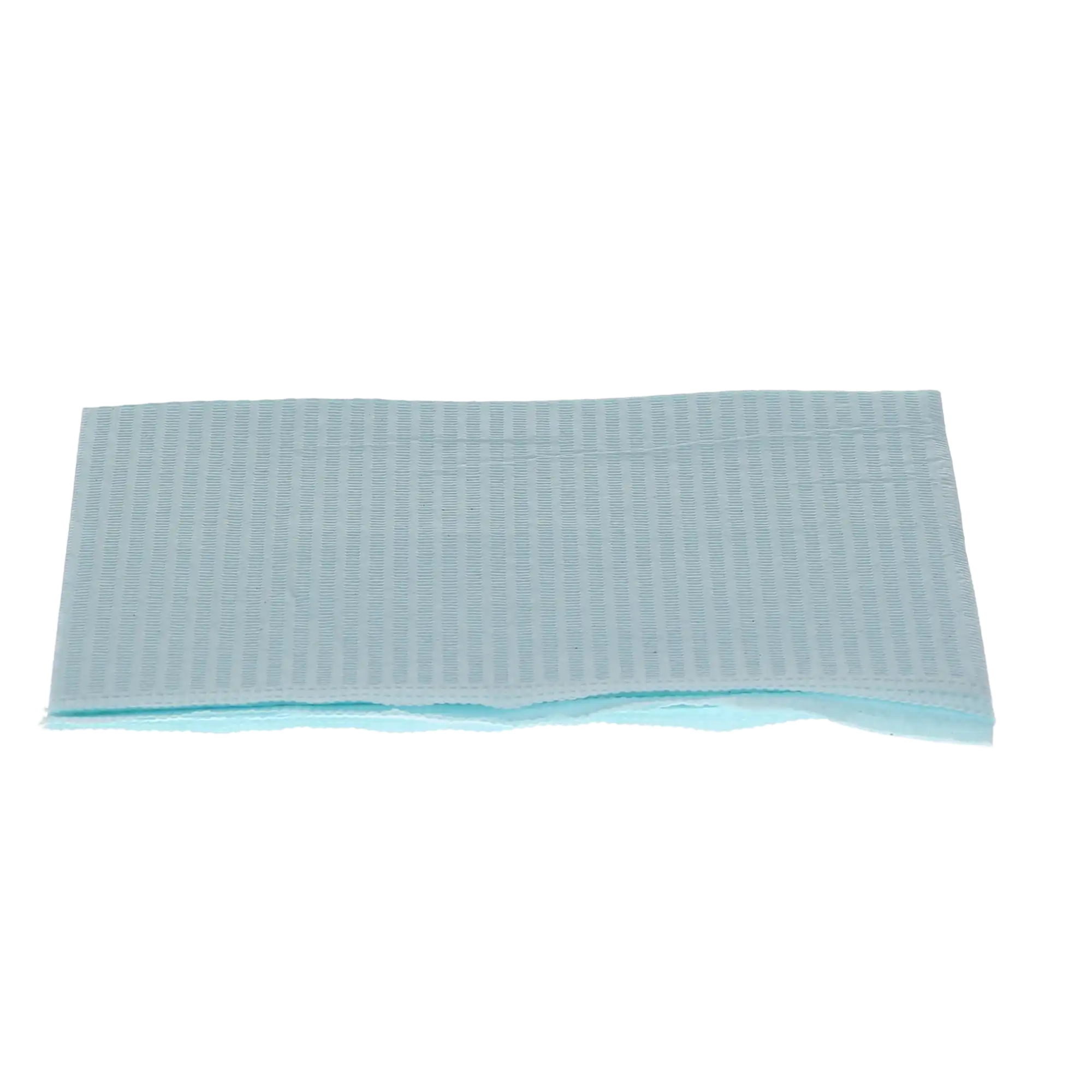 Medicom SafeBasics Dry-Back Dental Bibs, 2-Ply Paper/1-Ply Poly, Blue, 13" x 18", 500/Case, 8282 thumbnail 2