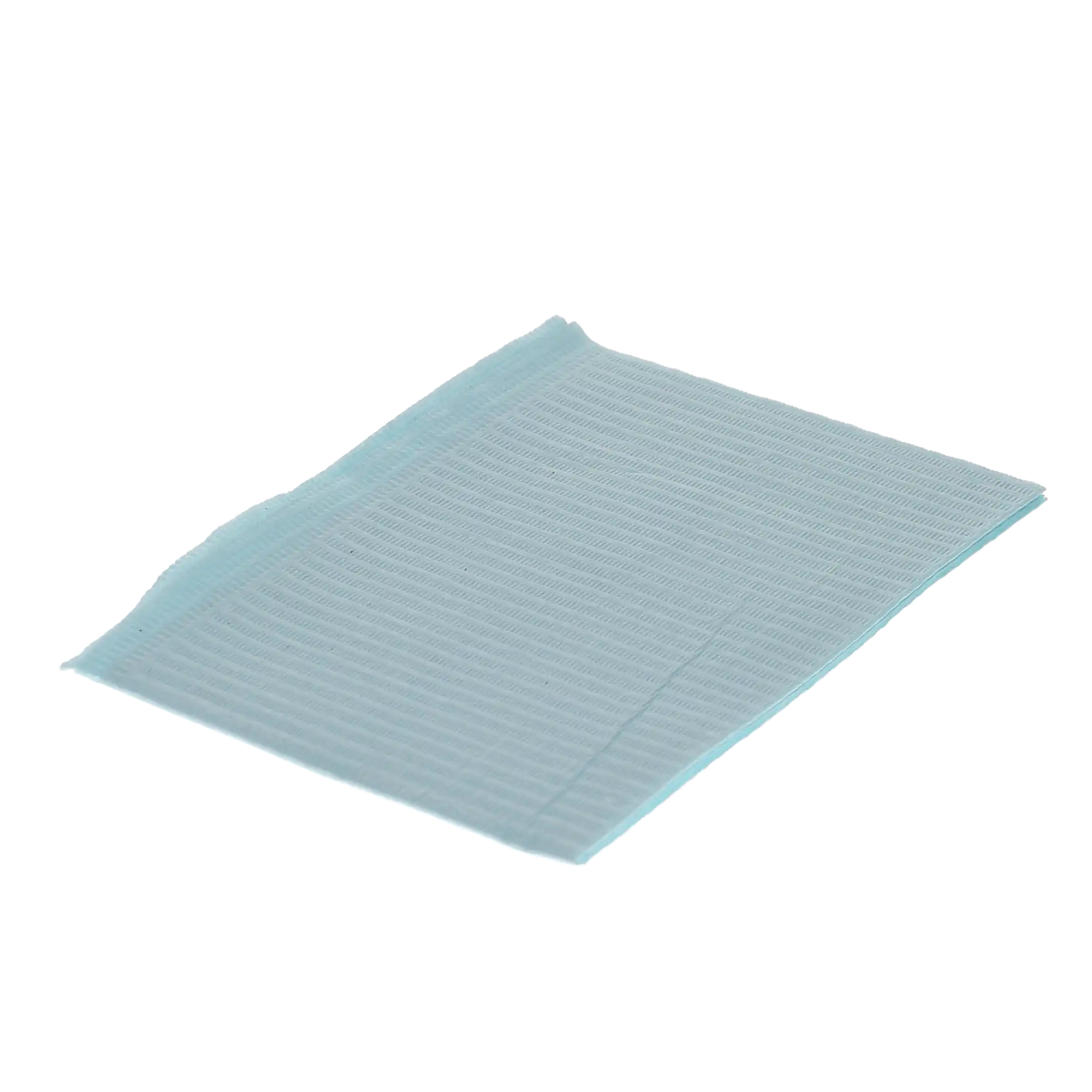 Medicom SafeBasics Dry-Back Dental Bibs, 2-Ply Paper/1-Ply Poly, Blue, 13" x 18", 500/Case, 8282 thumbnail 3