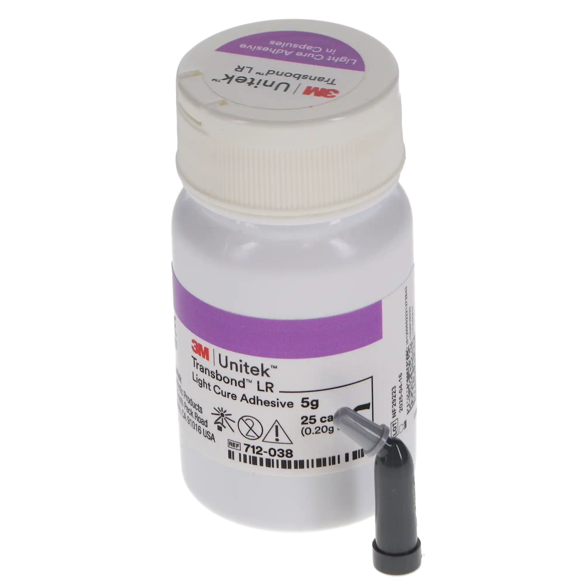 3M Transbond LR Light Cure Adhesive Capsules, 0.2 g, 25/Pk, 712-038 thumbnail 3