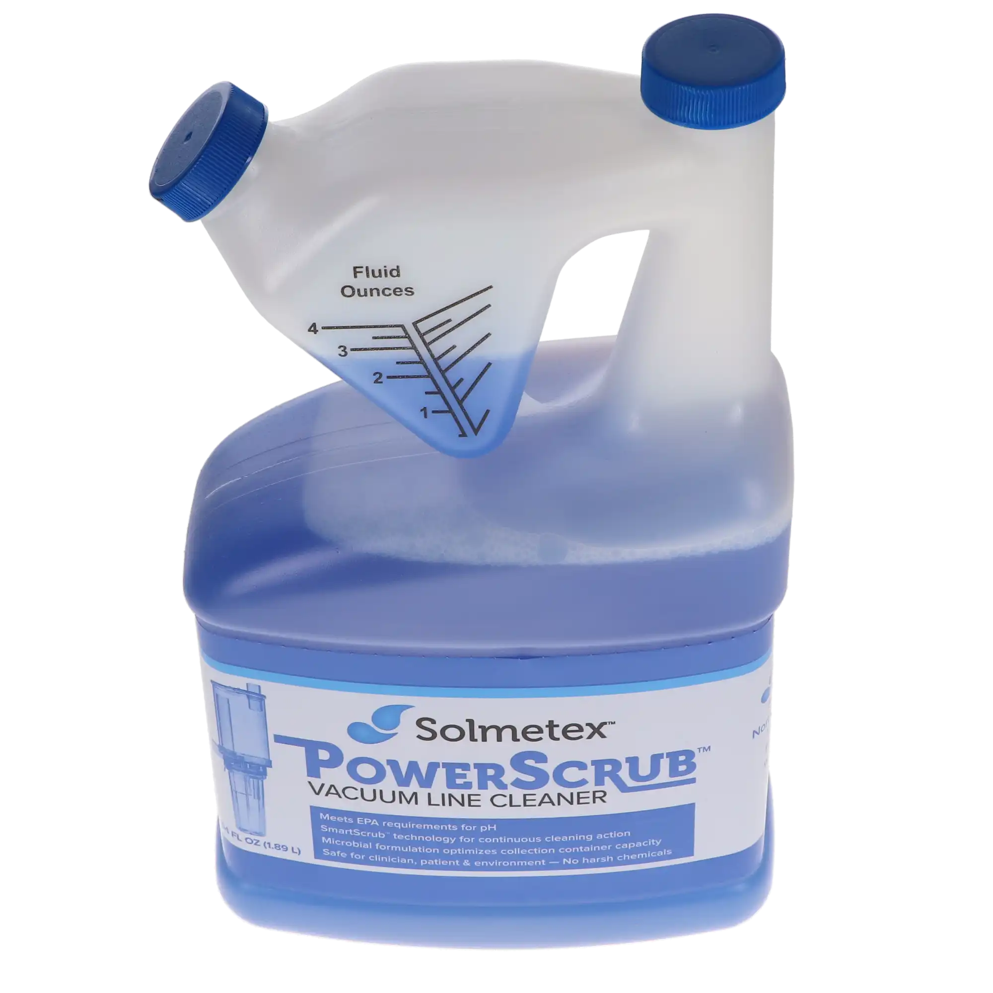 Solmetex PowerScrub Vacuum Line Cleaner Case Kit, 64 oz Bottle, PCS-VLCB thumbnail 2