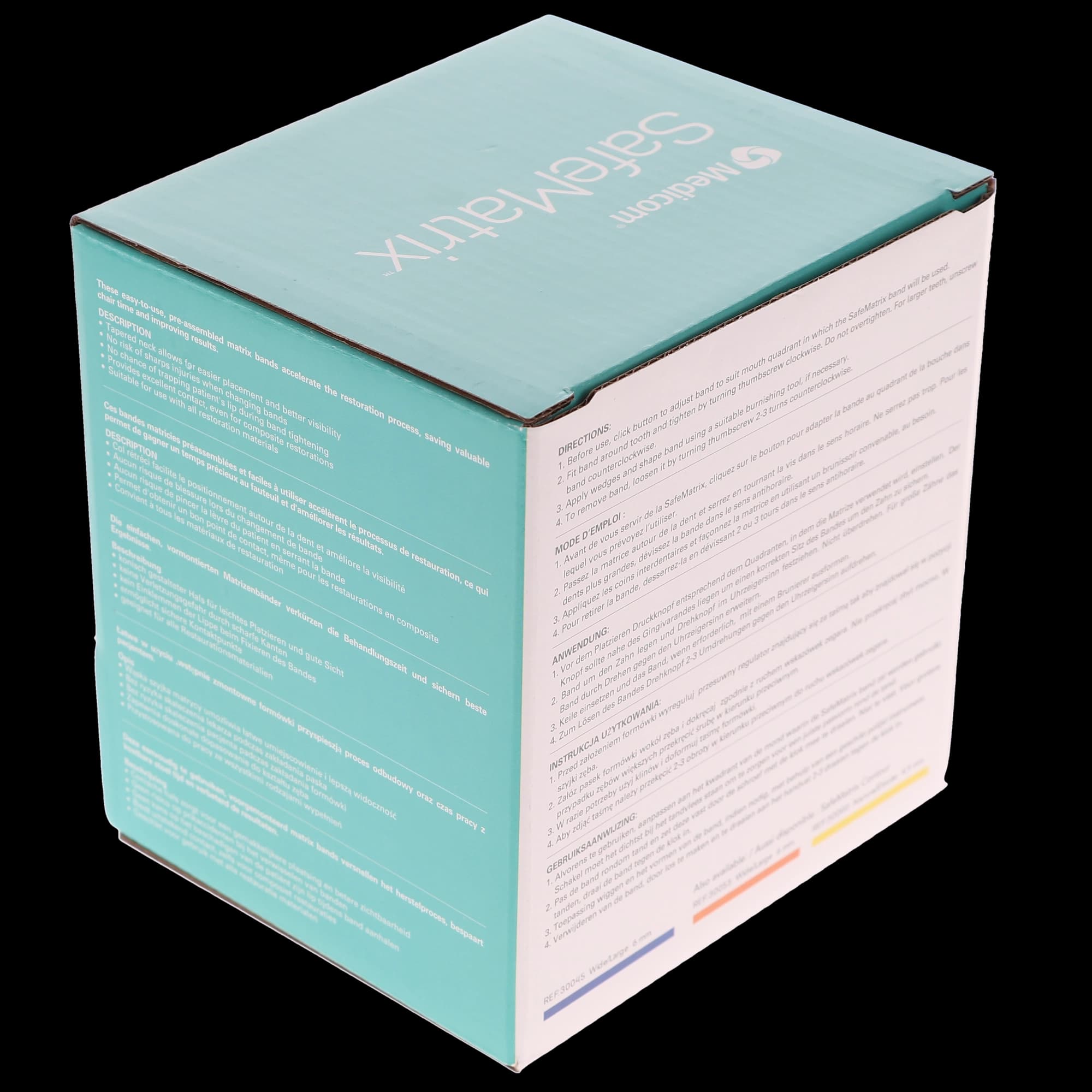 SafeMatrix Single-Use Matrix Bands, Regular Narrow, 4.5mm, Green, 50/Box, 30050 thumbnail 13