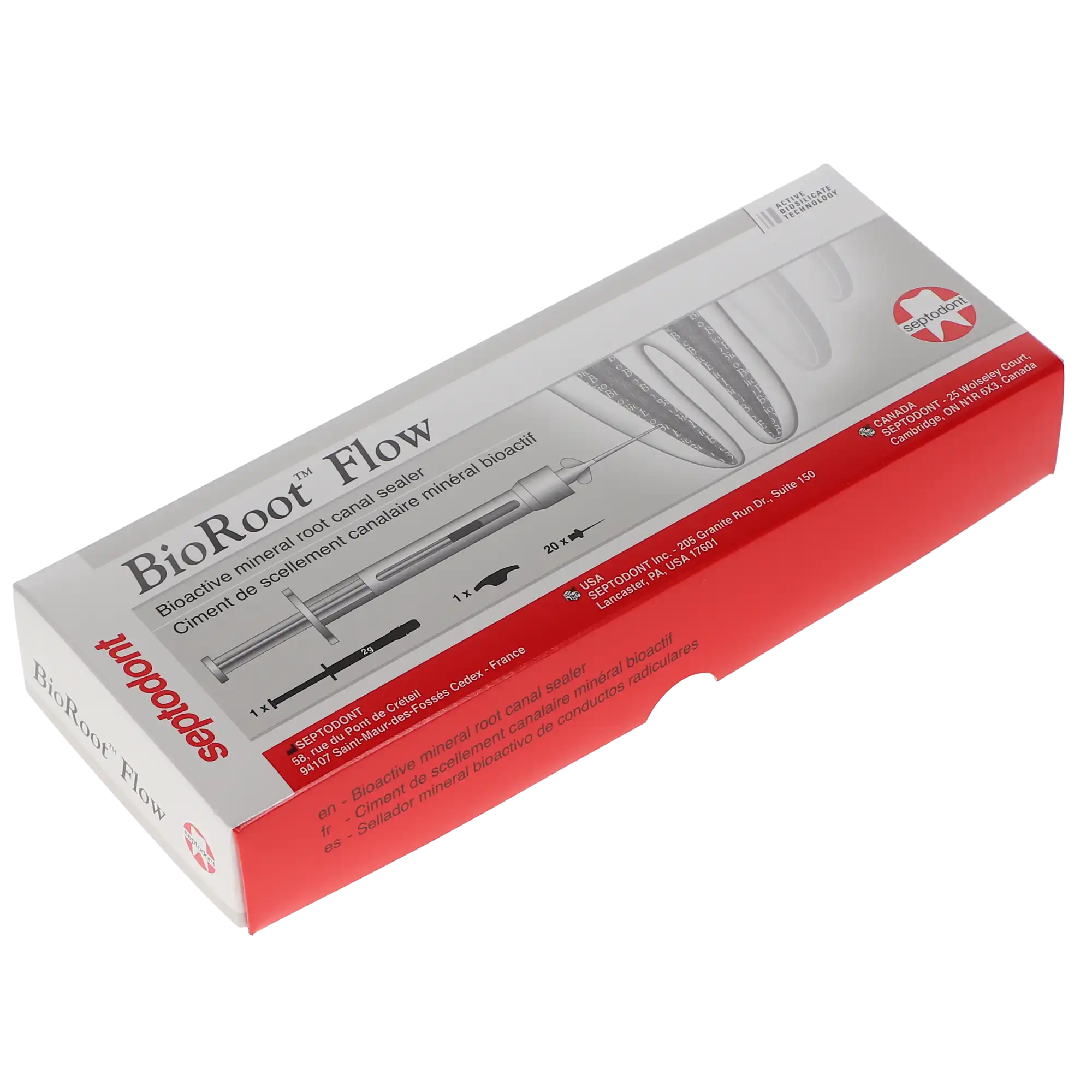 Septodont BioRoot Flow Bioceramic Root Canal Sealer, 2 g Syringe, 01E0510 thumbnail 18