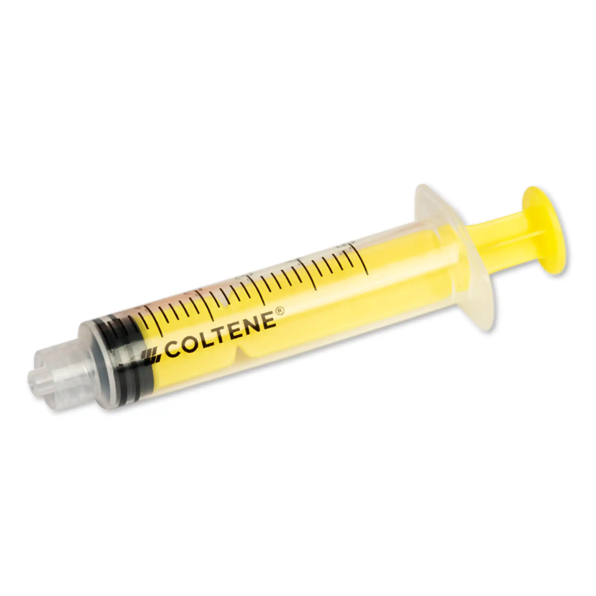 CanalPro Color Luer Lock Irrigation Syringes, 5ml, Yellow, Disposable, Latex-Free, 50/Pk, 60019323 thumbnail 5