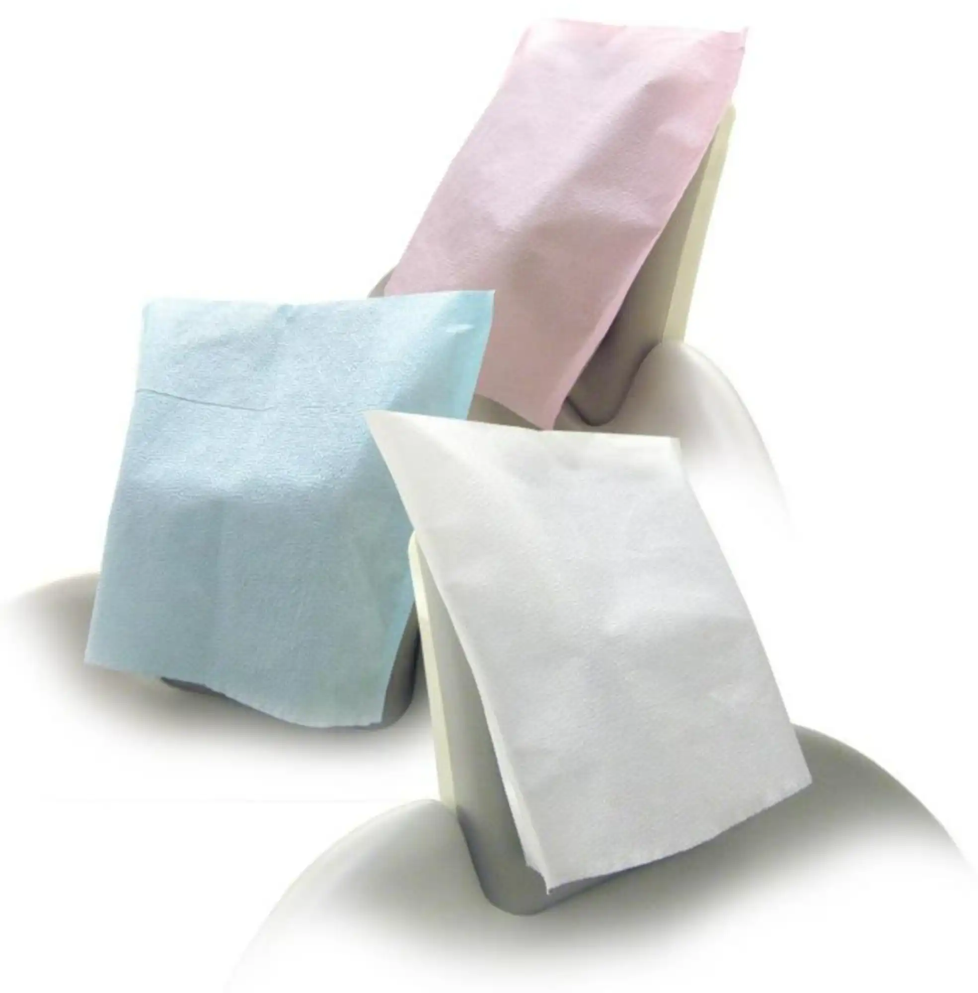 SafeBasics Tissue/Poly Headrest Covers, 10" x 13", White, 500/Box, 3017 thumbnail 2