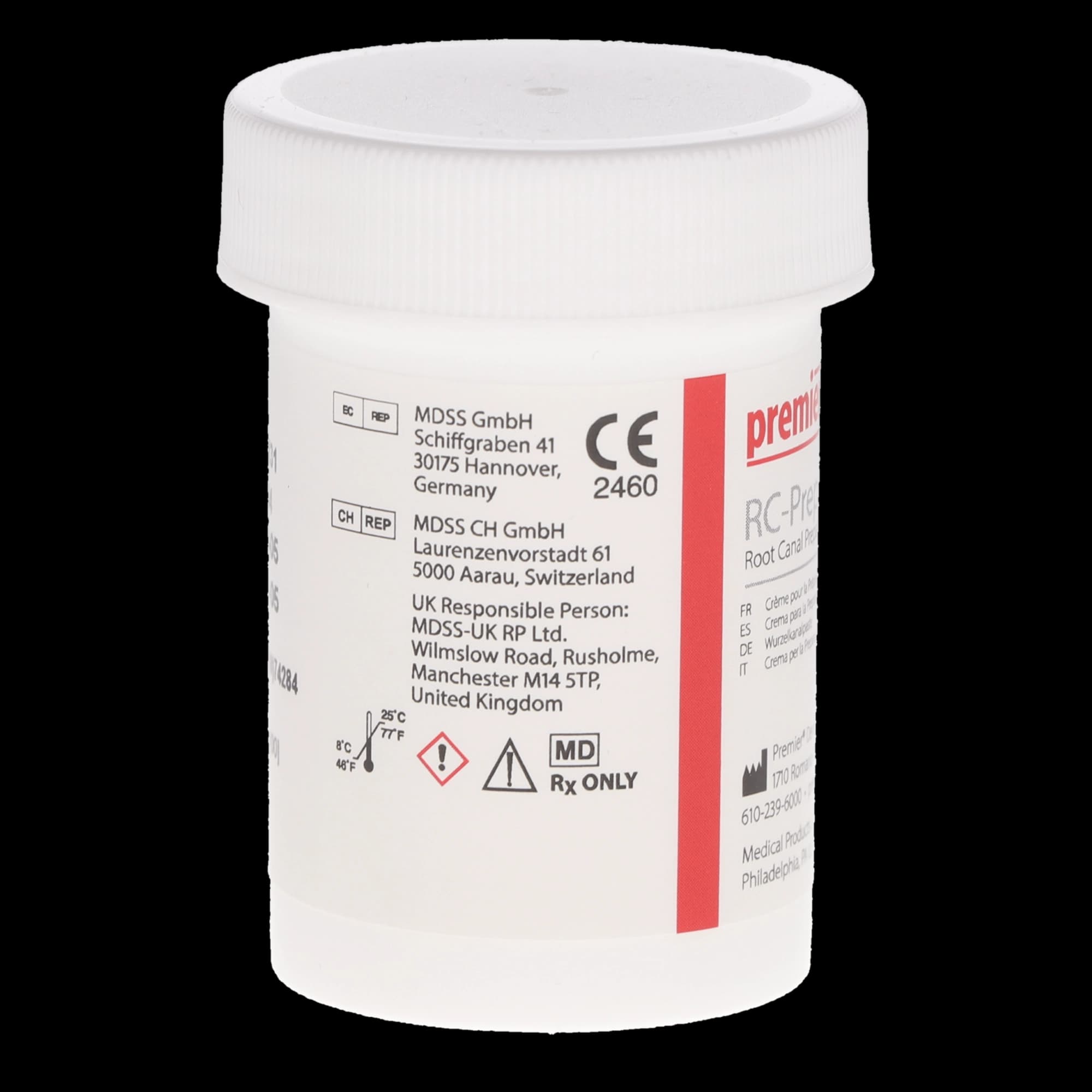 Premier RC-Prep Chemo-Mechanical Root Canal Preparation Cream, EDTA/Urea Peroxide/Glycol, 18 g Jar, 9007131 thumbnail 8