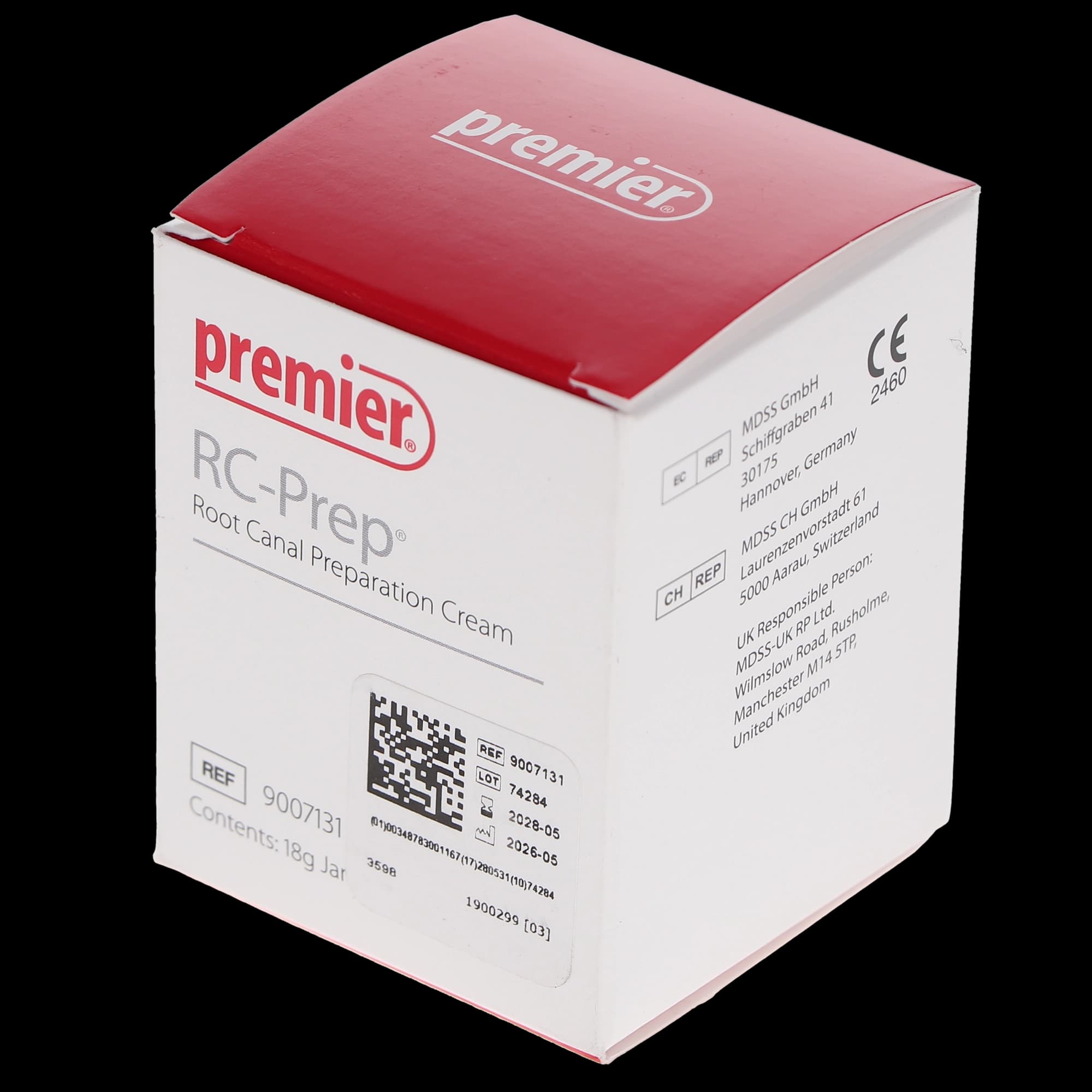 Premier RC-Prep Chemo-Mechanical Root Canal Preparation Cream, EDTA/Urea Peroxide/Glycol, 18 g Jar, 9007131 thumbnail 10